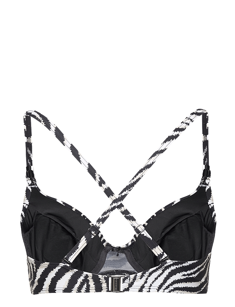 Panos Emporio - Zebra Lydia Top - push-up bikini augšiņa - offwhite/black - 3