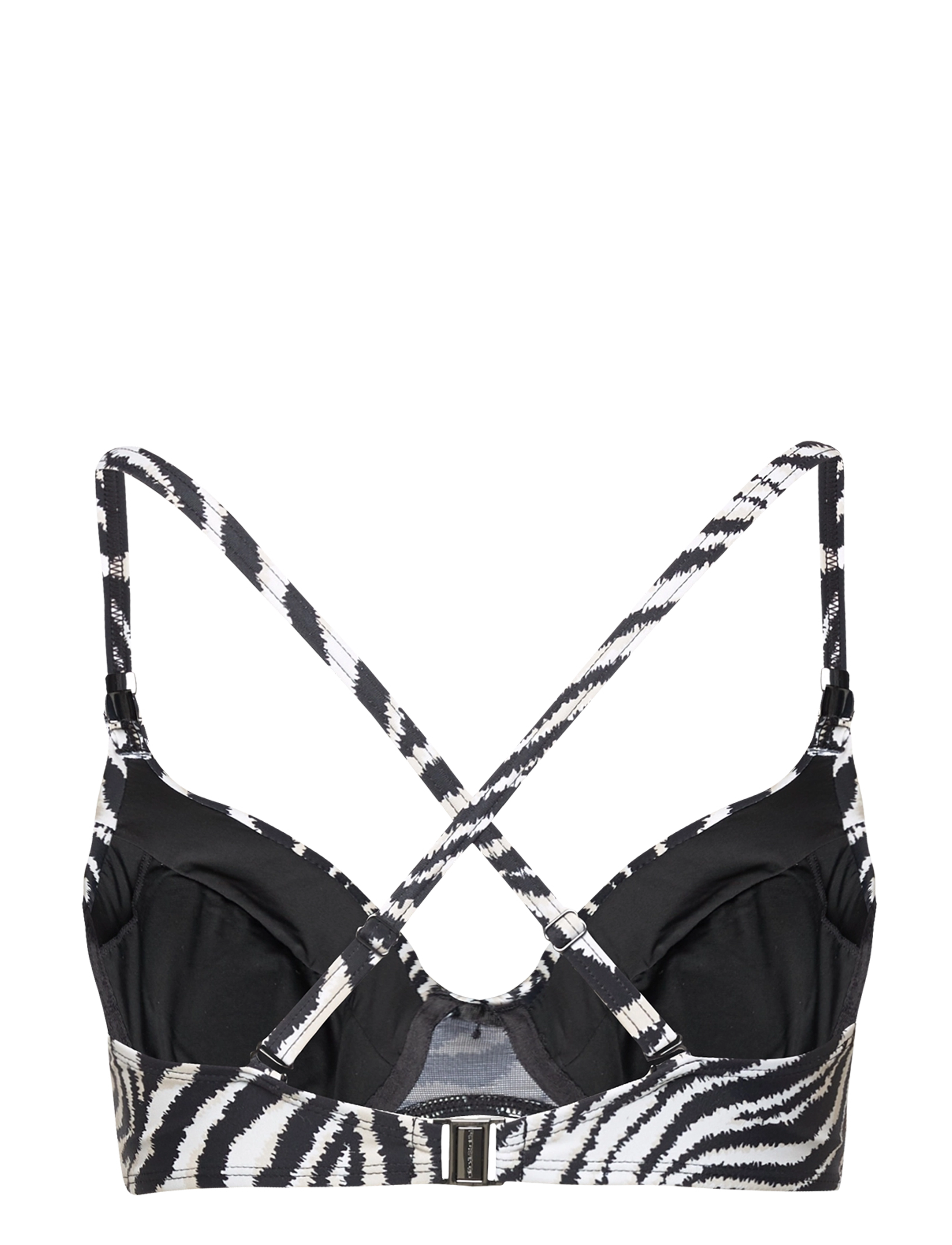 Panos Emporio - Zebra Lydia Top - push-up-bikini-oberteile - offwhite/black - 3