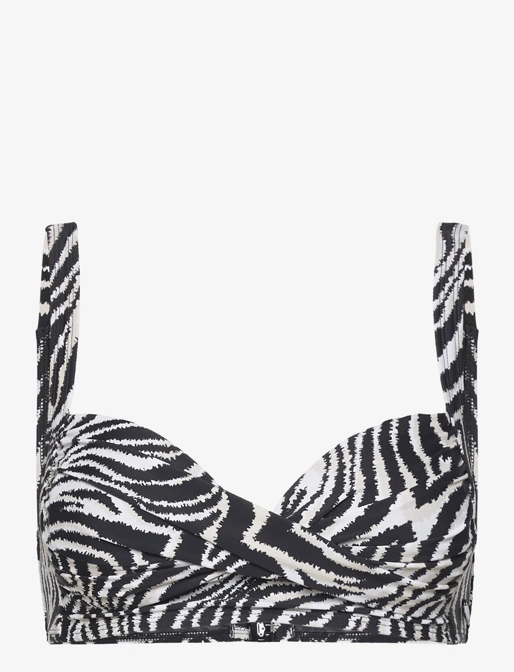 Panos Emporio - Zebra Medea Top - bandeau-bikini-oberteile - offwhite/black - 1