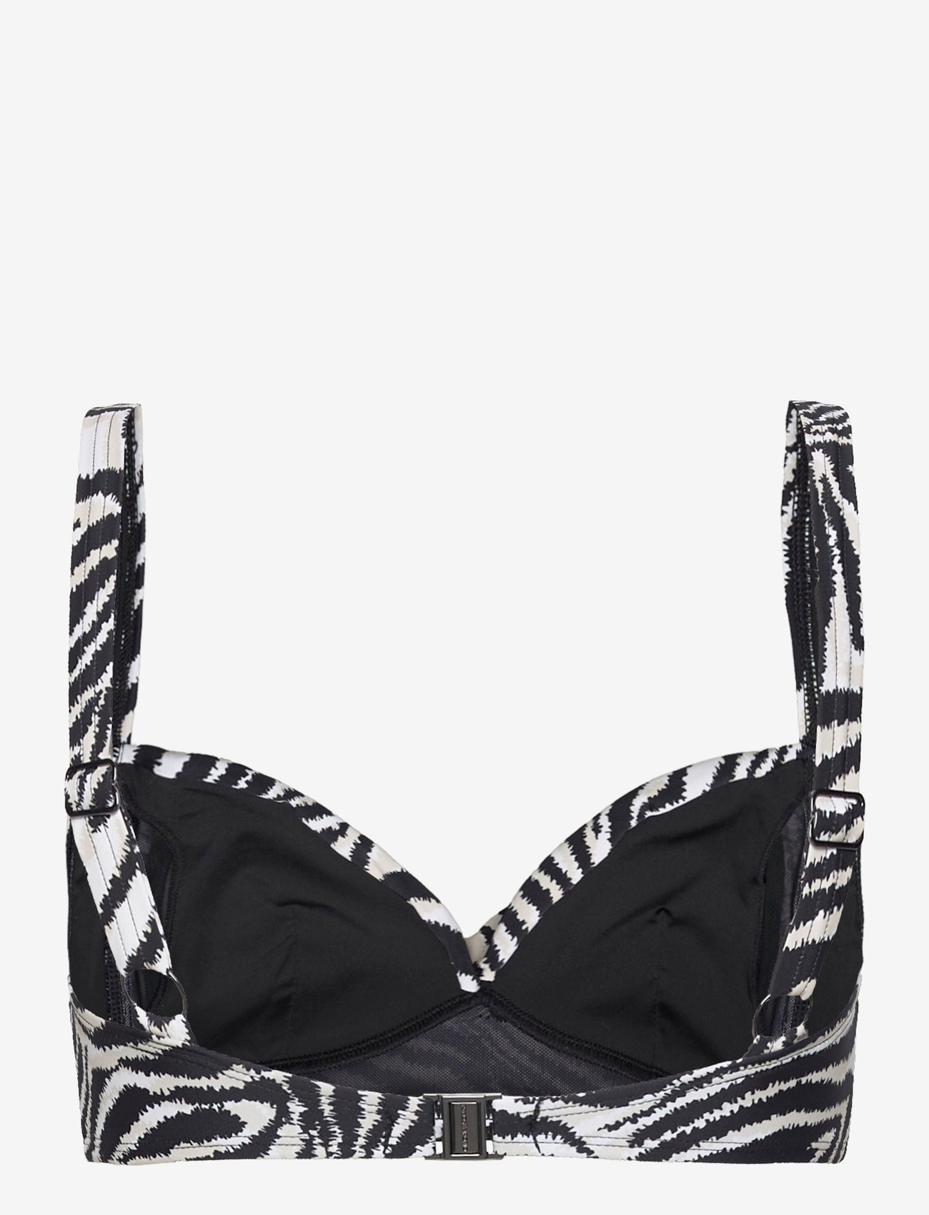 Panos Emporio - Zebra Medea Top - bandeaubikinier - offwhite/black - 2