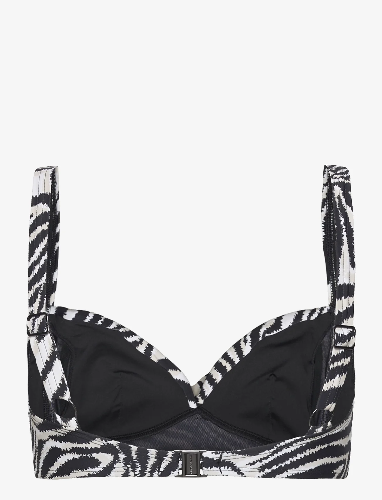 Panos Emporio - Zebra Medea Top - bandeau bikini - offwhite/black - 1