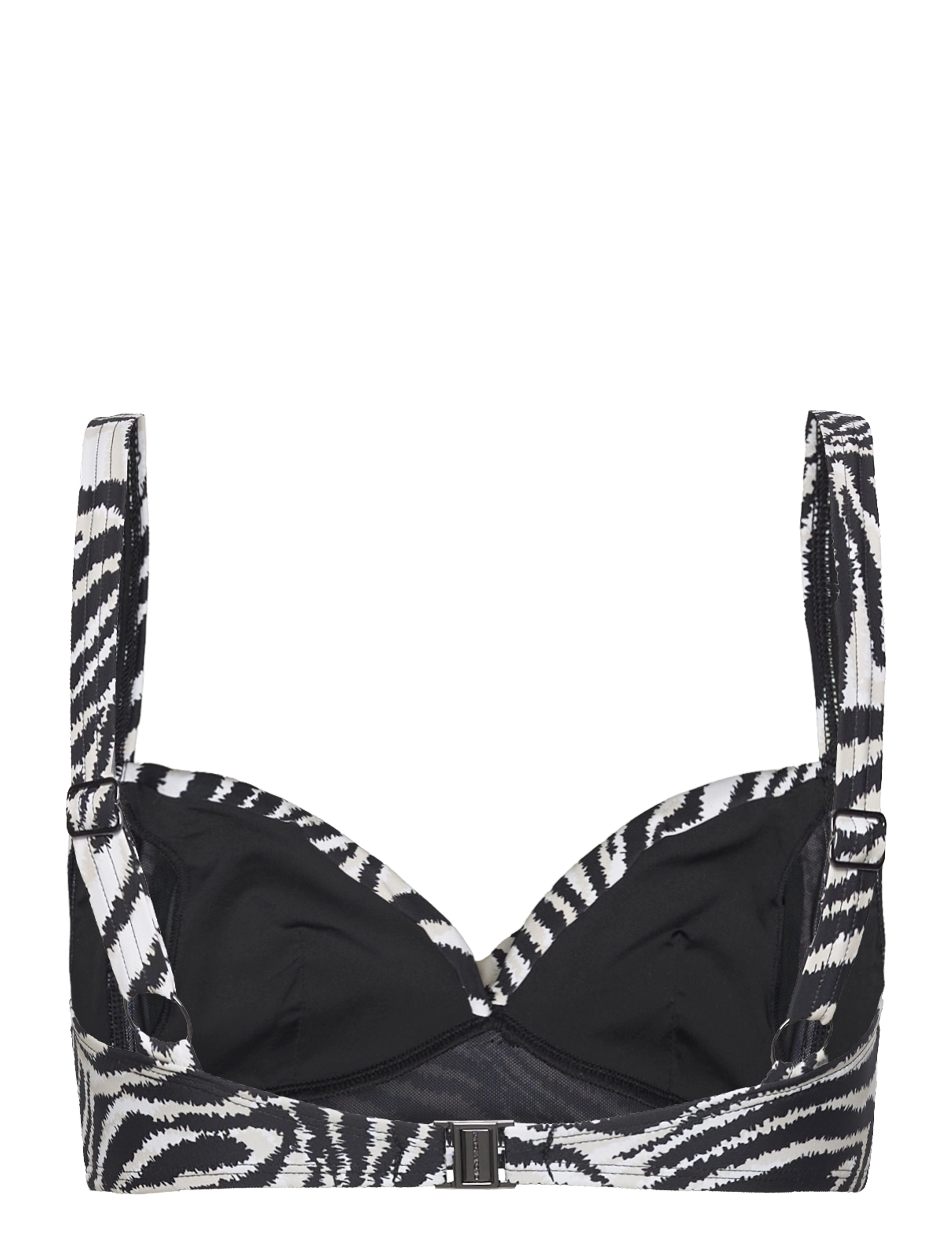 Panos Emporio - Zebra Medea Top - bandeau-bikini-oberteile - offwhite/black - 2