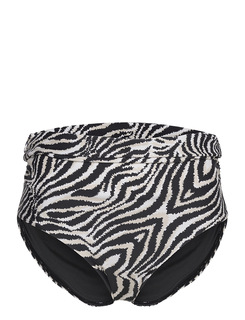 Panos Emporio - Zebra Chara Bottom - højtaljede bikinitrusser - offwhite/black - 3