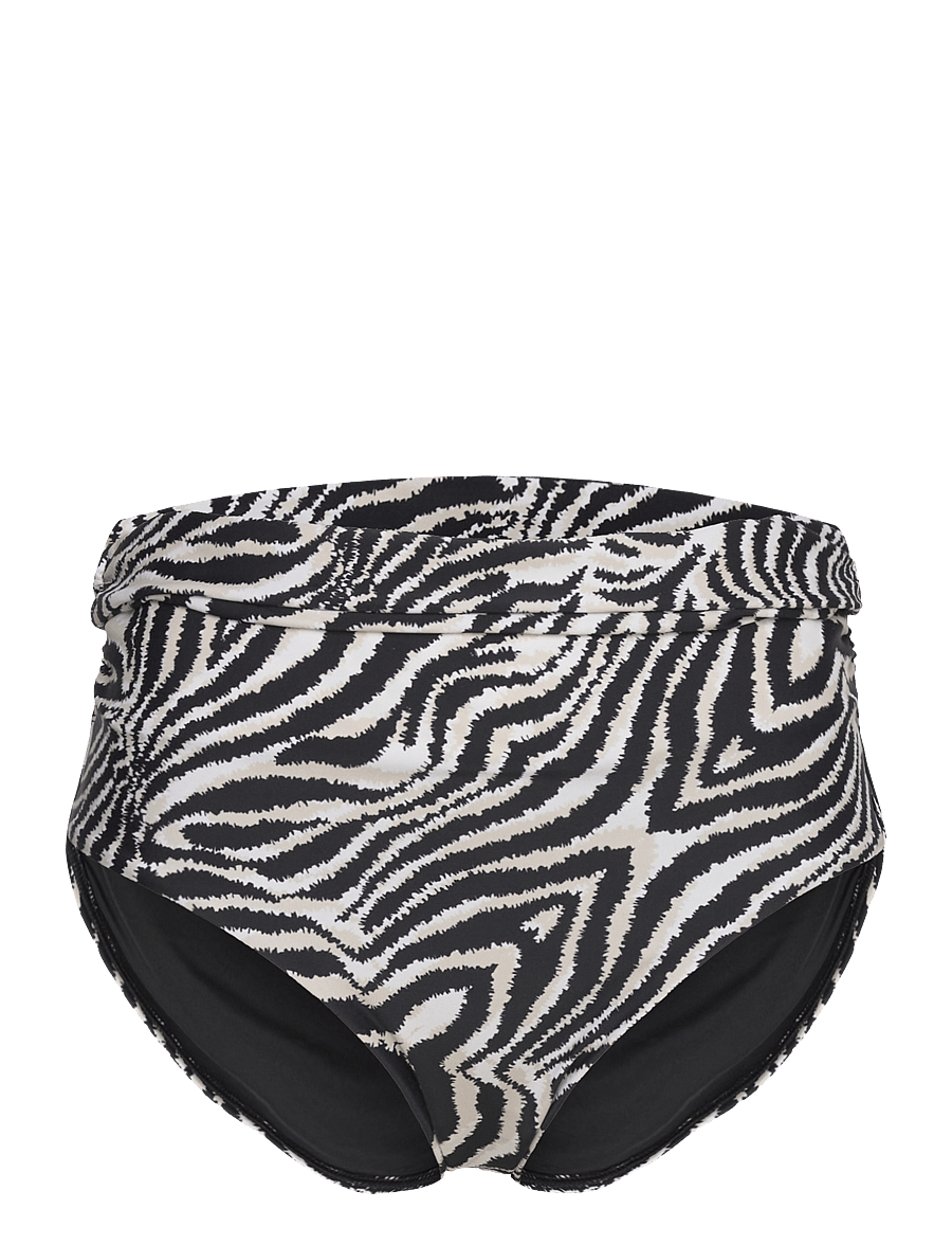 Panos Emporio - Zebra Chara Bottom - kõrge vöökohaga bikiinid - offwhite/black - 3