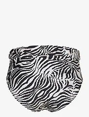 Panos Emporio - Zebra Chara Bottom - bikinio kelnaitės aukštu liemeniu - offwhite/black - 3