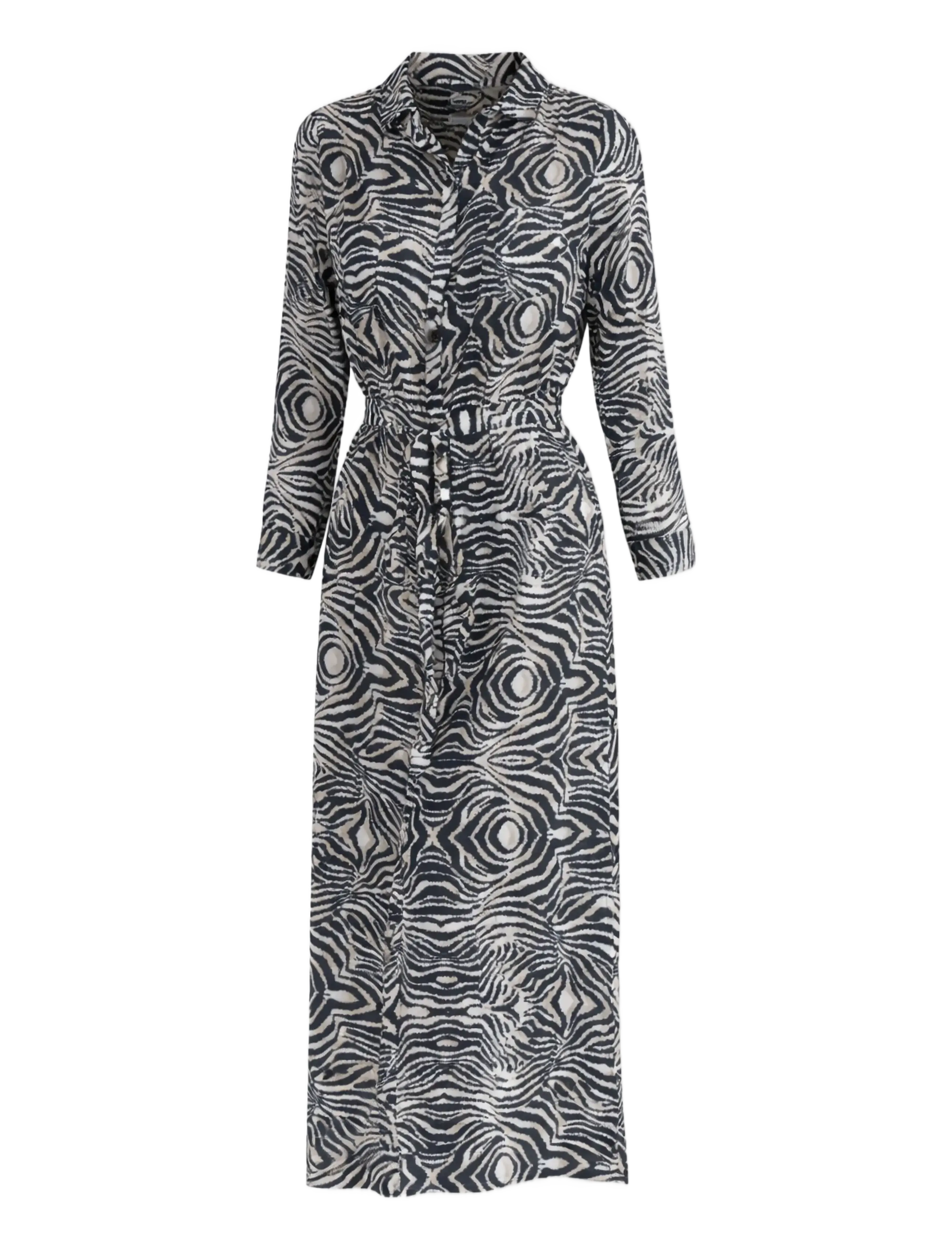 Panos Emporio Zebra Ismene Dress - Ujumisriided - OFFWHITE/BLACK / black