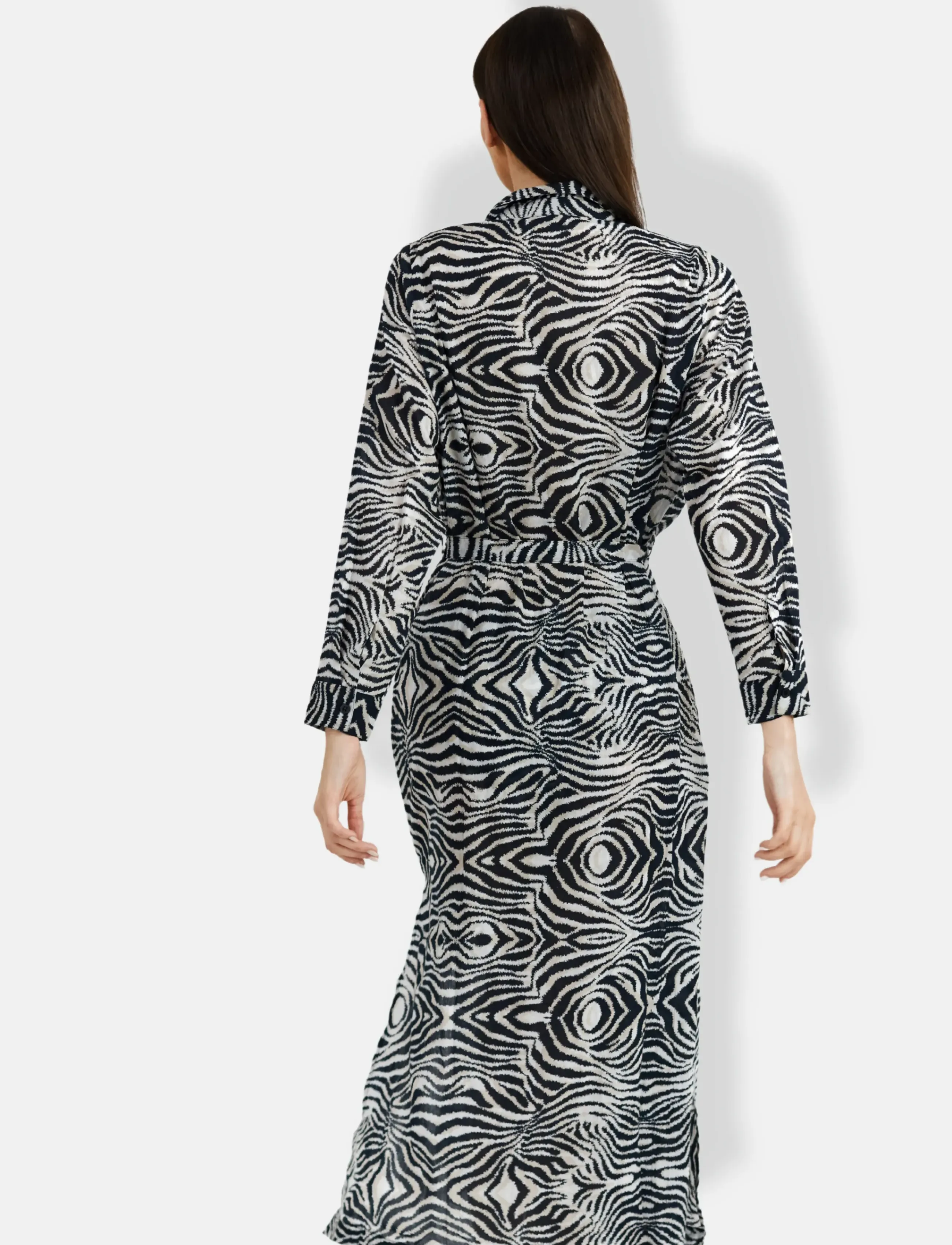 Panos Emporio - Zebra Ismene Dress - strandtøj - offwhite/black - 5
