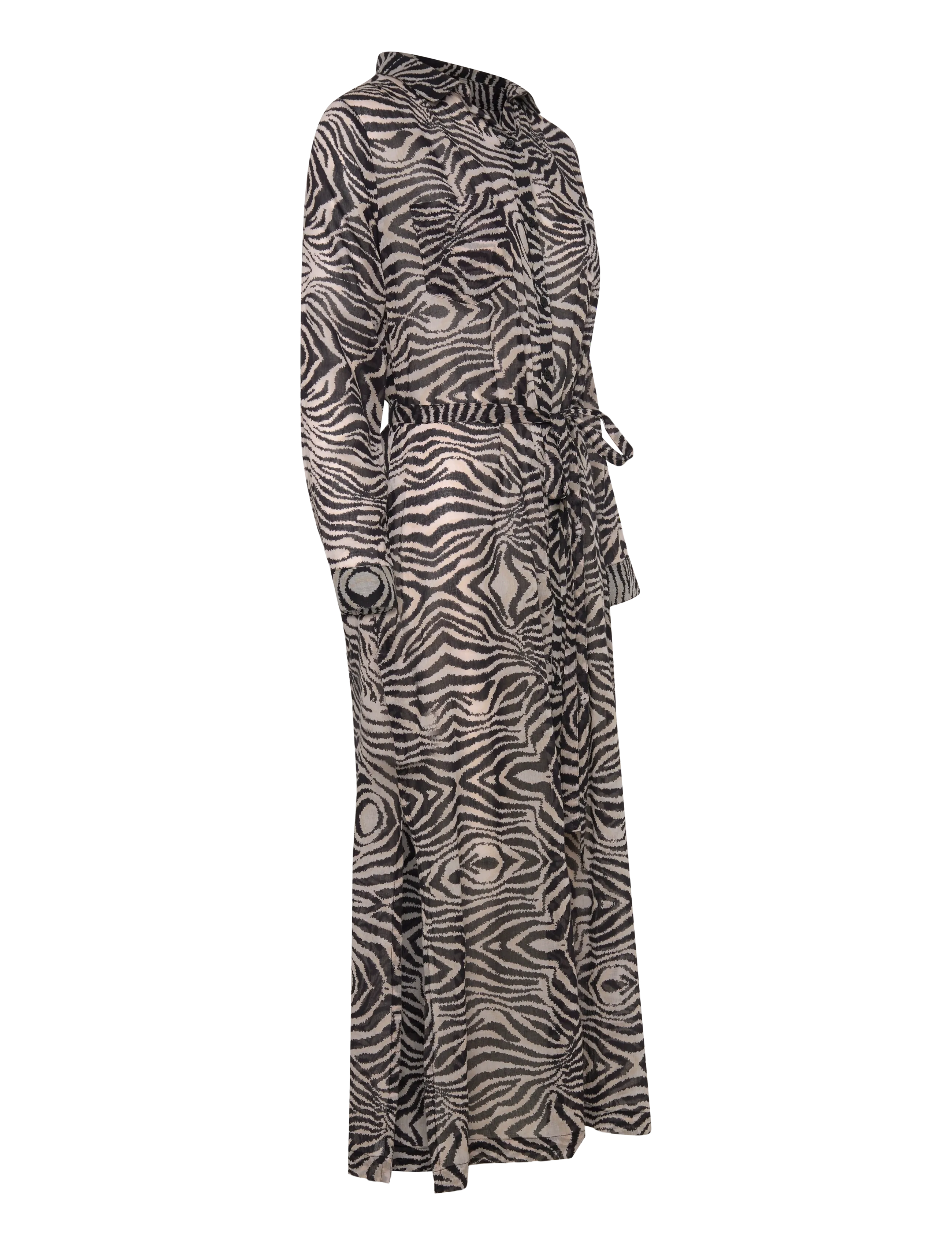 Panos Emporio - Zebra Ismene Dress - strandtøj - offwhite/black - 3
