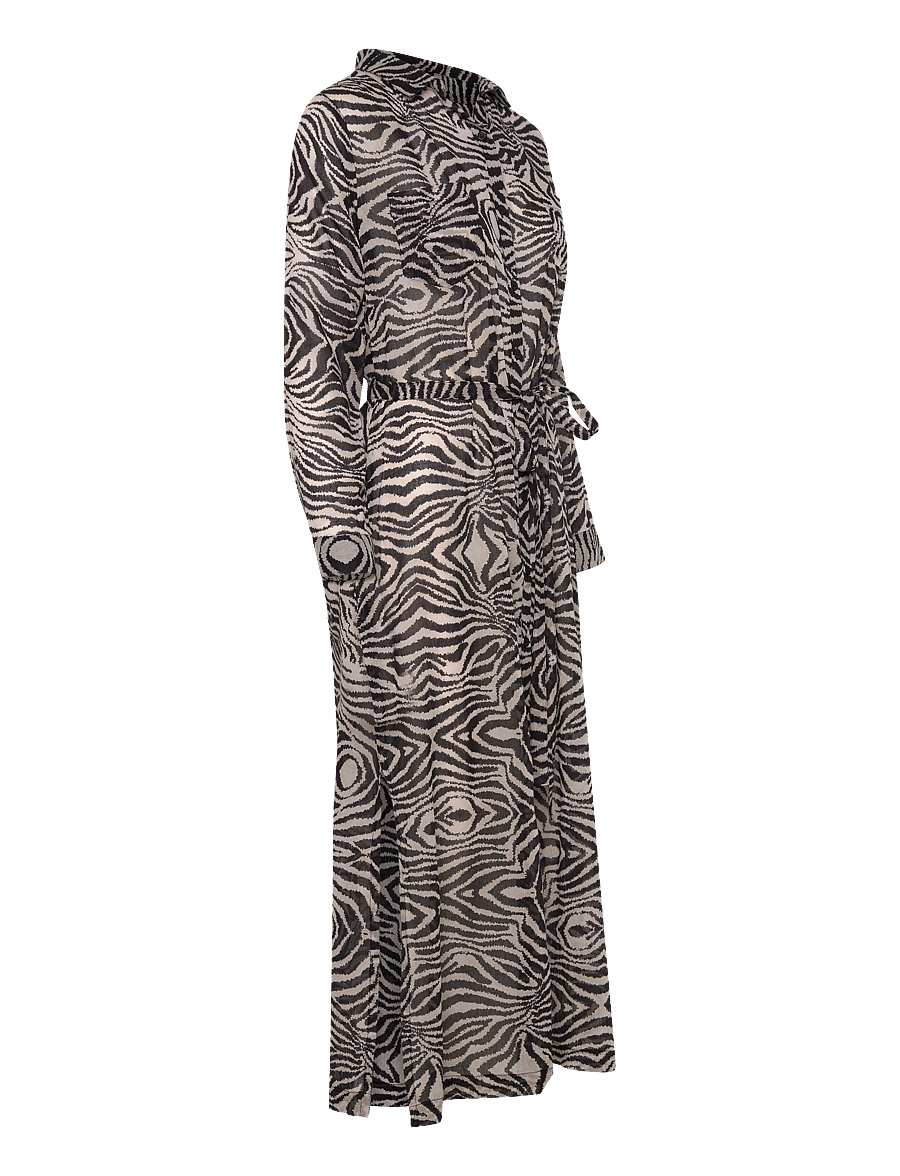 Panos Emporio - Zebra Ismene Dress - strandtøj - offwhite/black - 3