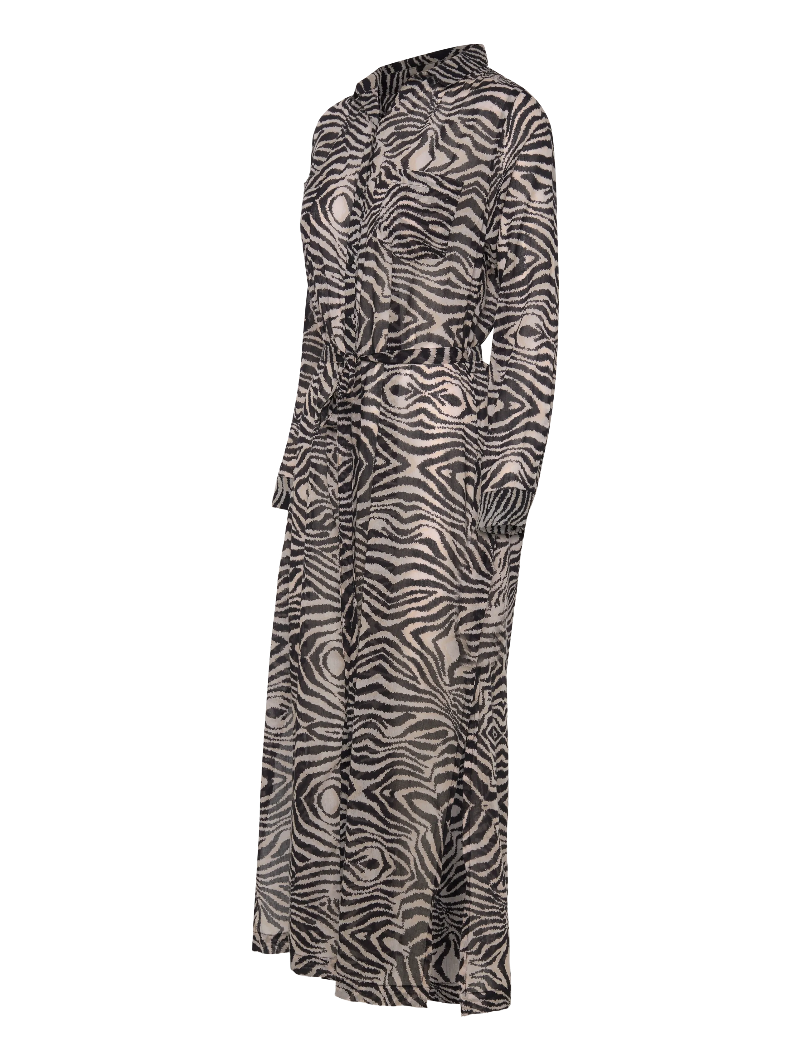 Panos Emporio - Zebra Ismene Dress - strandtøj - offwhite/black - 4