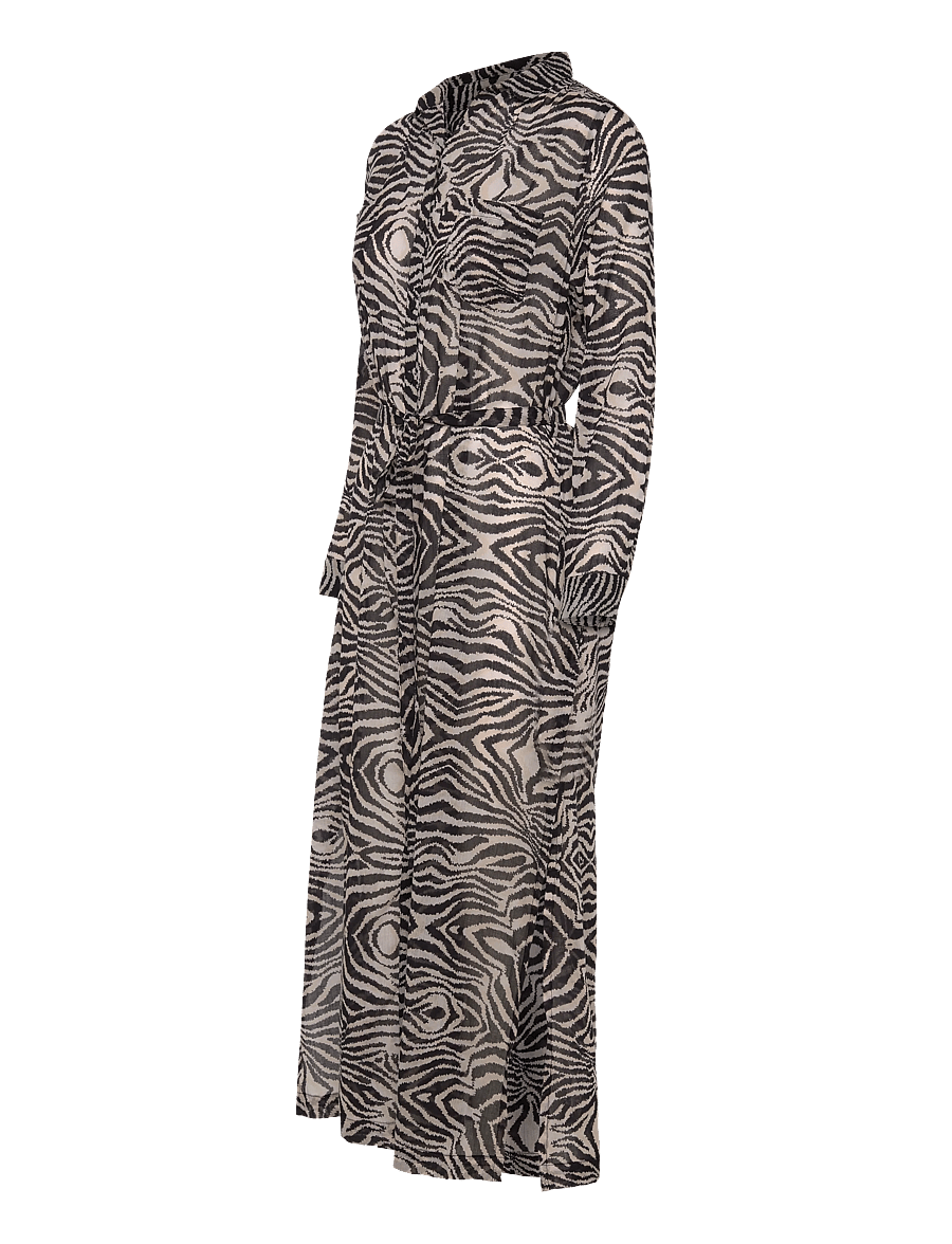 Panos Emporio - Zebra Ismene Dress - strandtøj - offwhite/black - 4