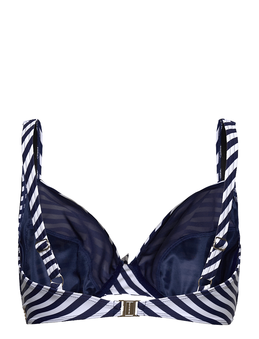 Panos Emporio - Wave Electra Top - bandeau bikini - navy/white - 2