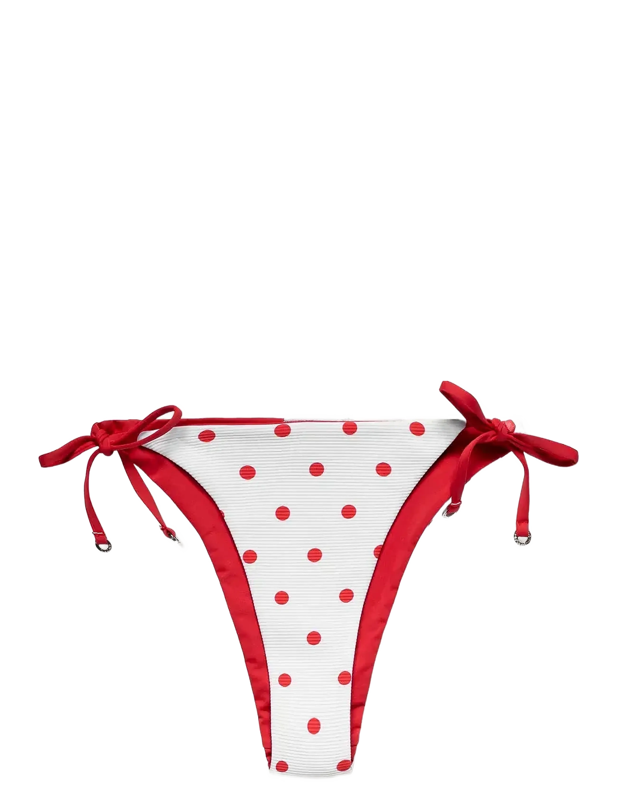 Panos Emporio Polka Dot Iliana Reversible Bottom - Bademode - WHITE/RED / red
