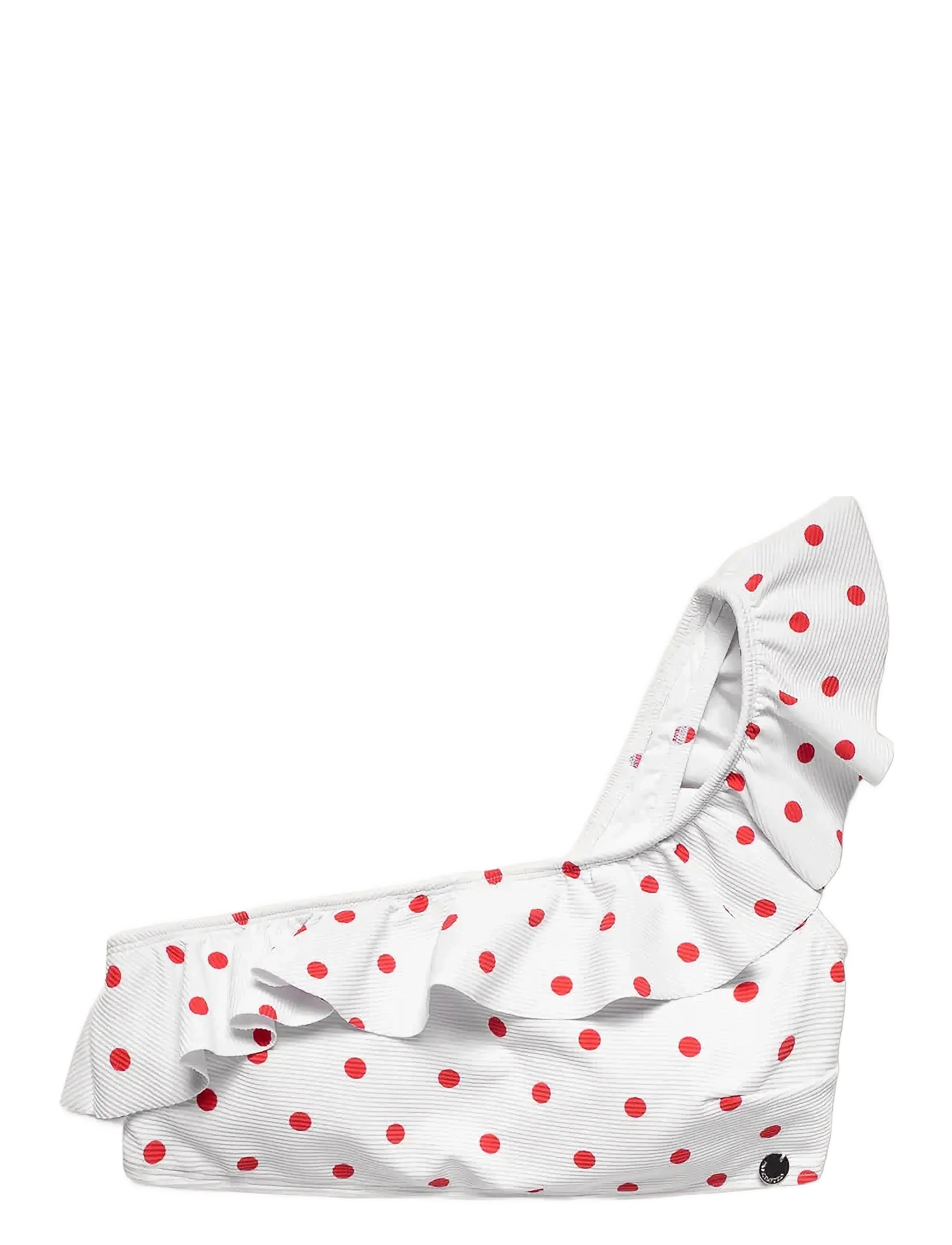 Panos Emporio Polka dot Helle top - Ujumisriided - WHITE/RED / white