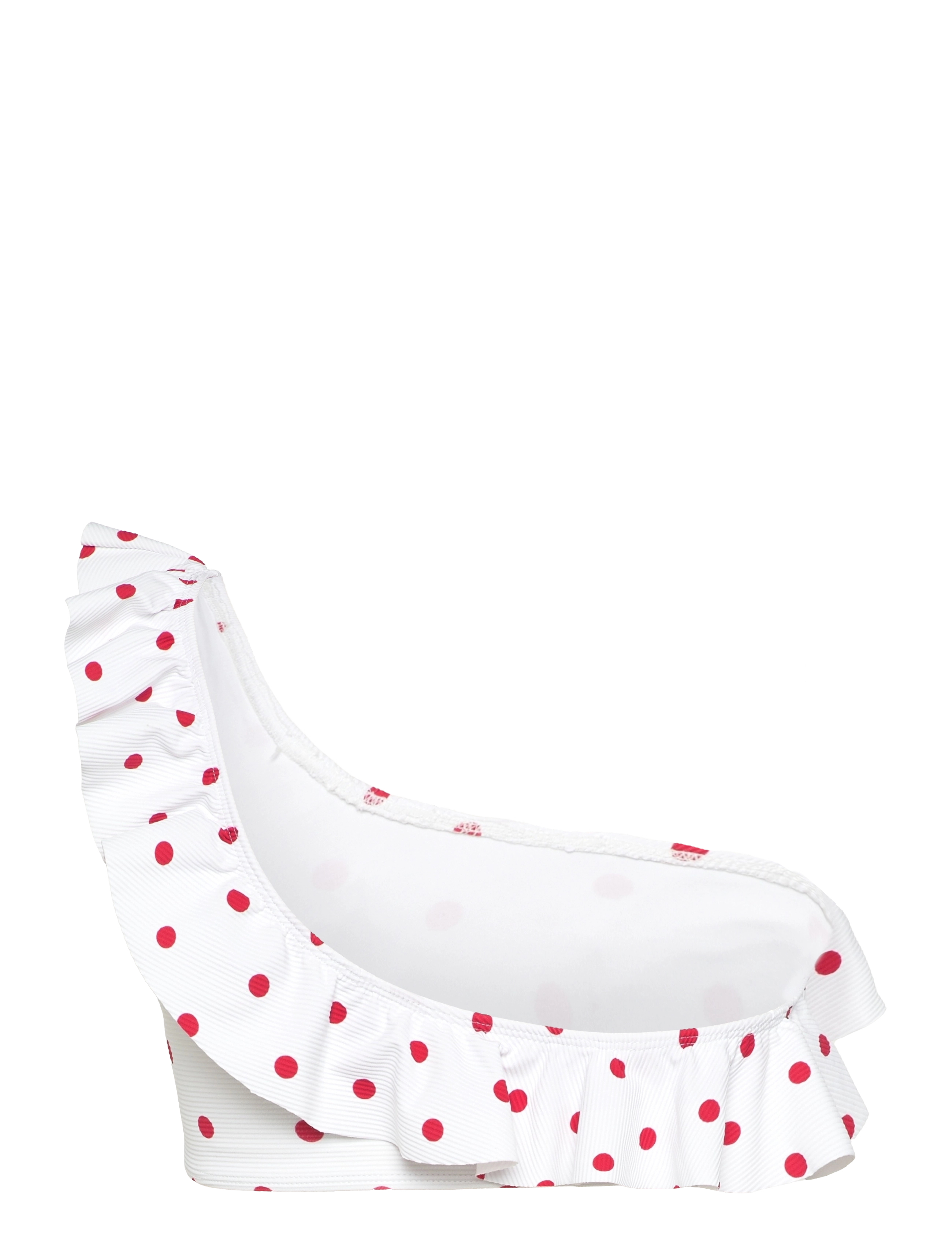Panos Emporio - Polka dot Helle top - bandeau-bikinis - white/red - 1