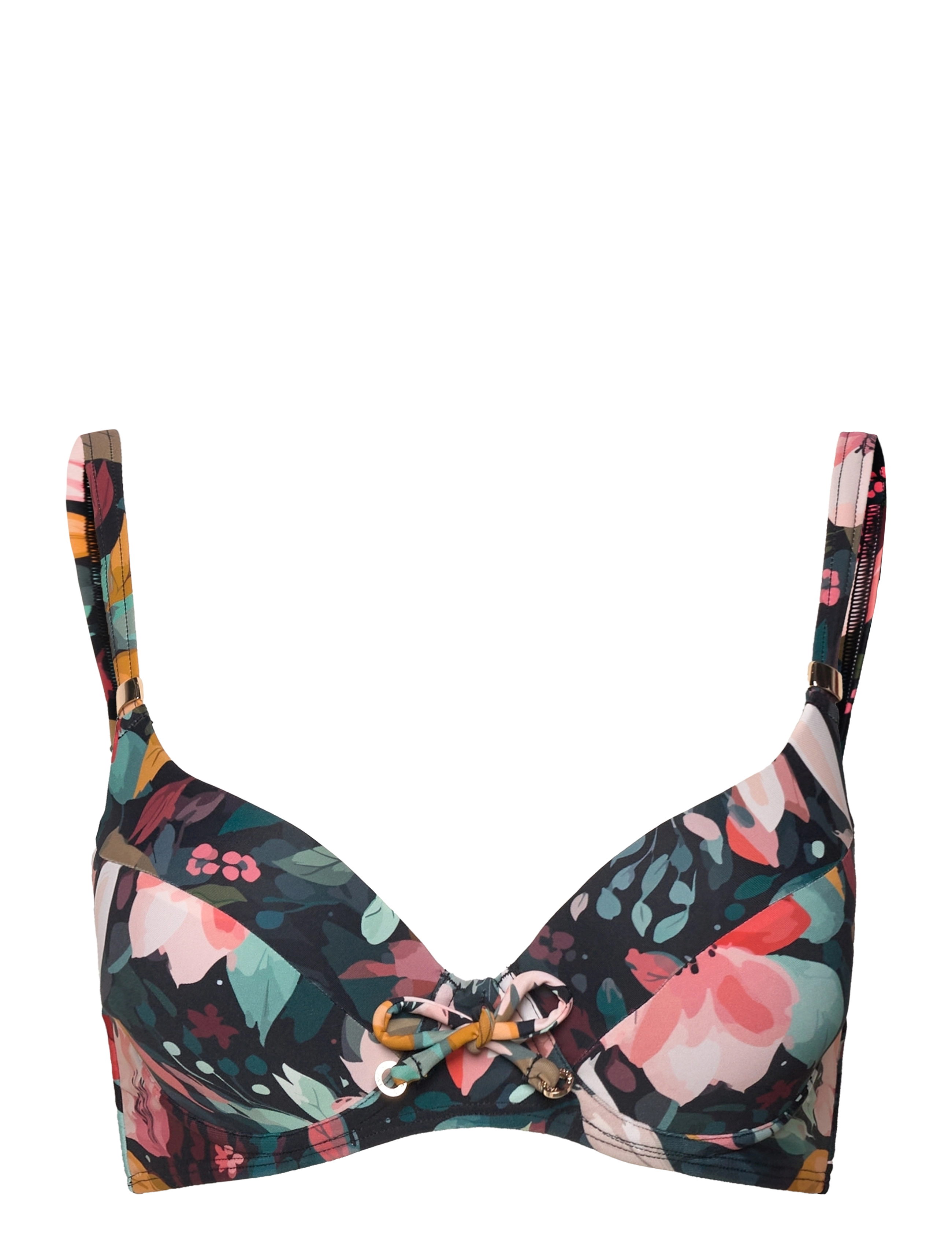 Panos Emporio Magnolia Lydia Top, 44, Multi/patterned, Bikinitoppe > Push-Up Bikinitoppe, Dame