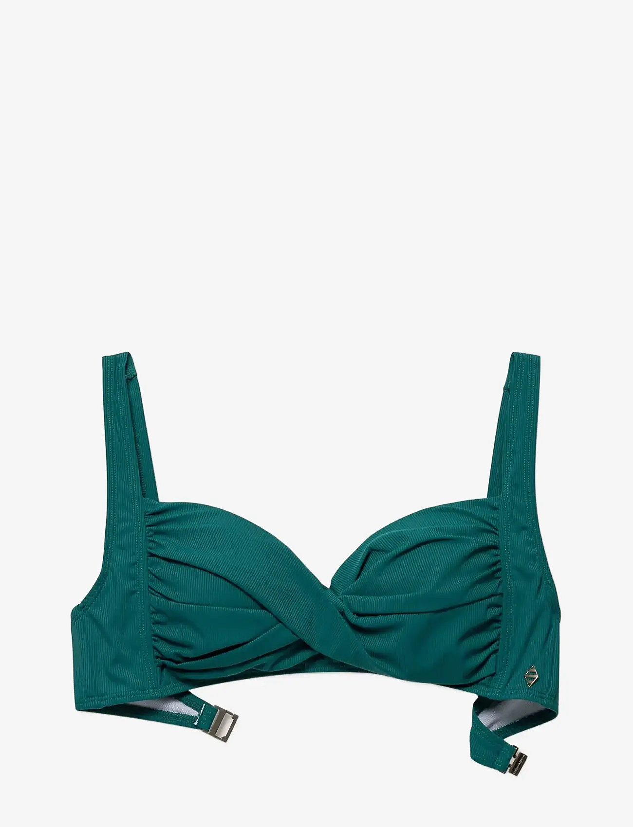 Panos Emporio - Rib Medea top - dreieck-bikini-oberteile - lagoon - 1
