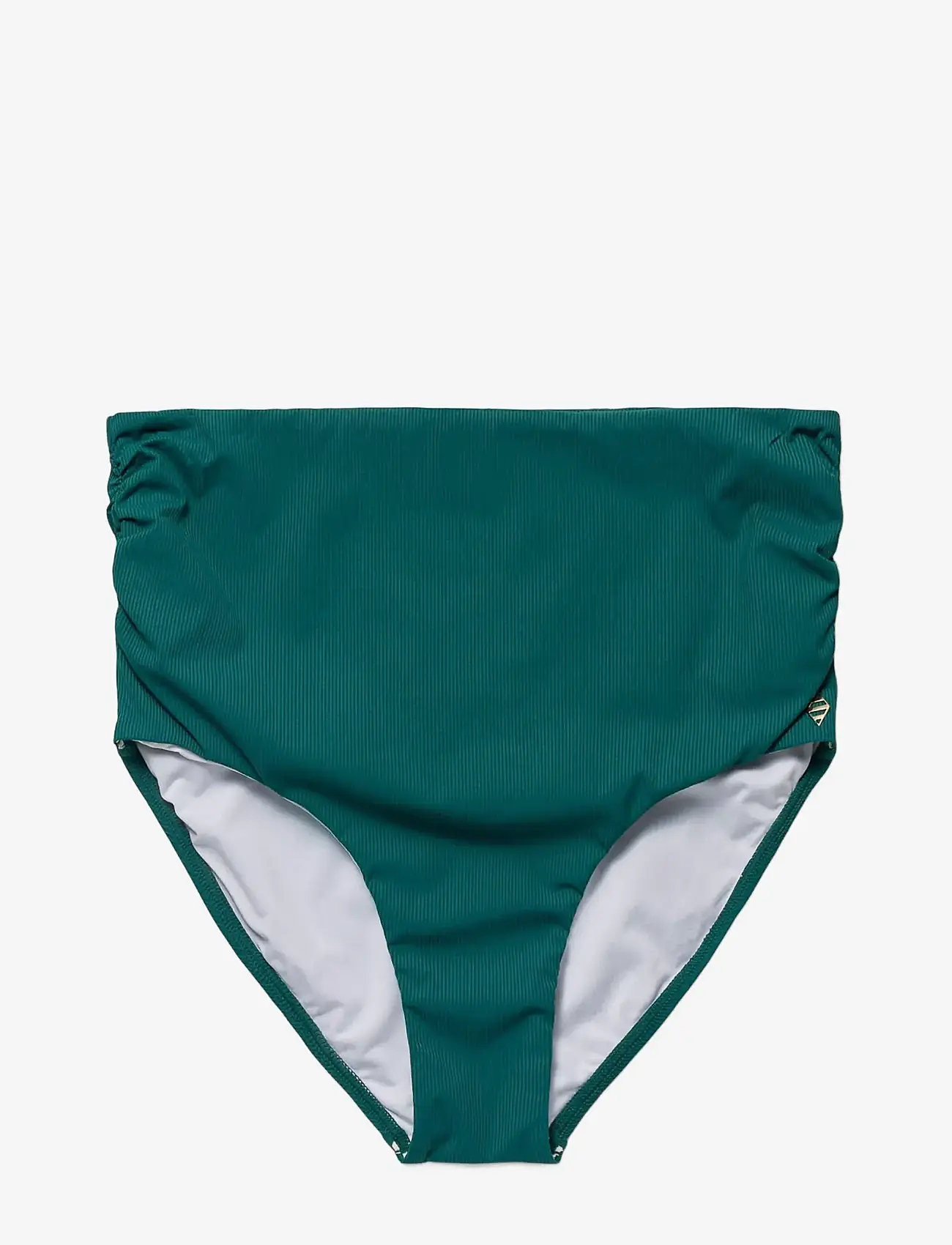 Panos Emporio - Rib Chara bottom - high waist bikini bottoms - lagoon - 1