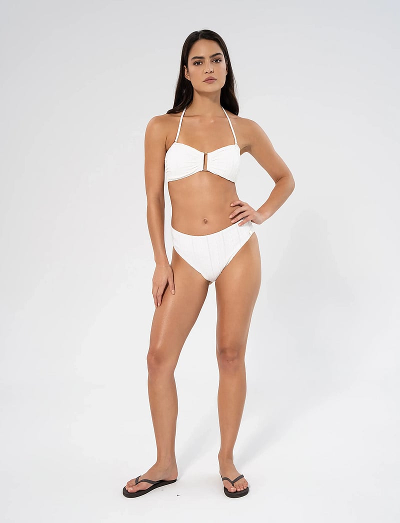 Panos Emporio - Daisy Circe top - bandeaubikinier - white - 0