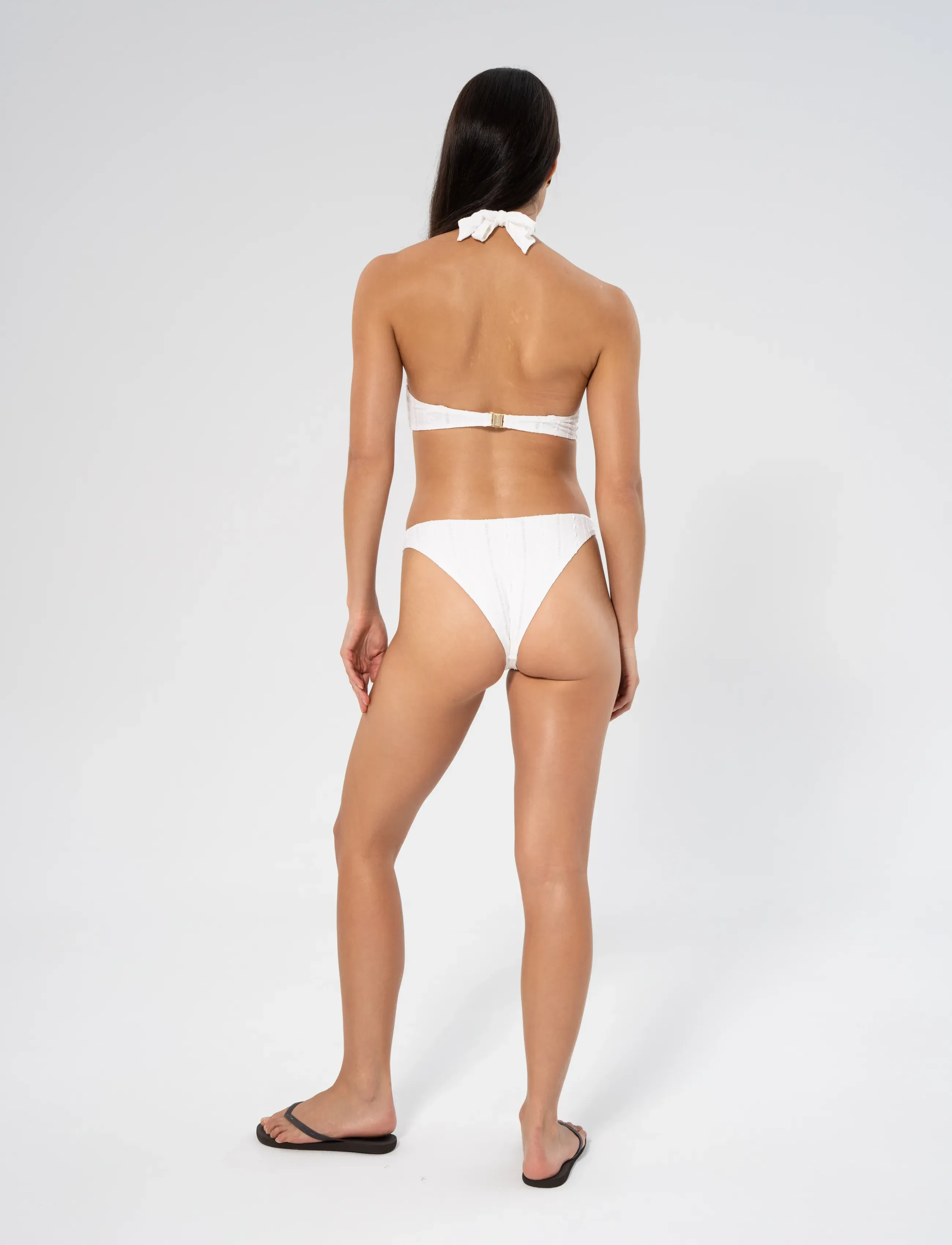 Panos Emporio - Daisy Maia top - triangelformad bikinis - white - 2