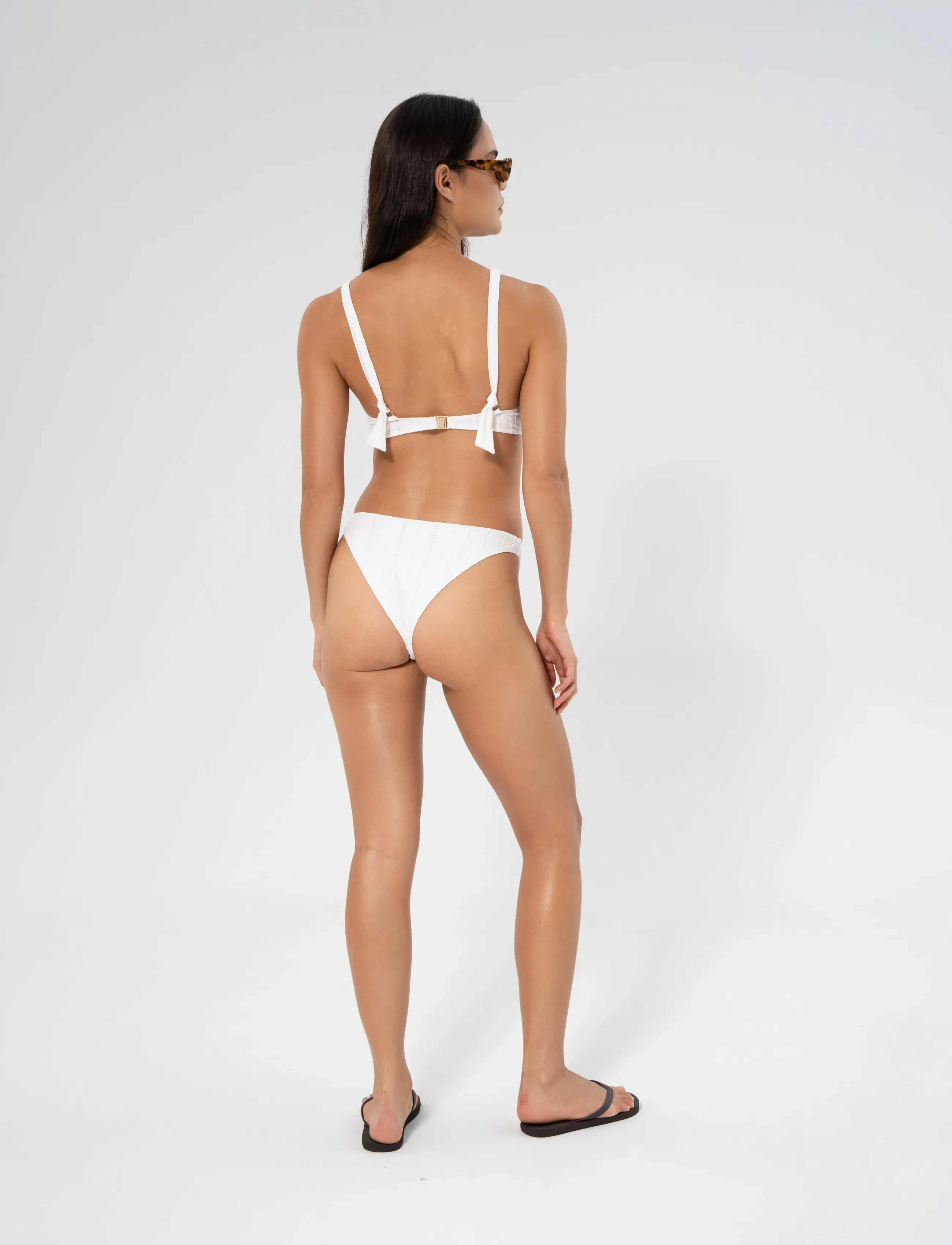 Panos Emporio - Daisy Maia top - triangelformad bikinis - white - 3