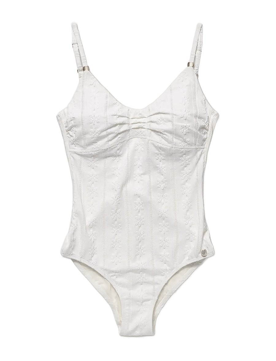 Panos Emporio - Daisy Milos swimsuit - badeanzüge - white - 1