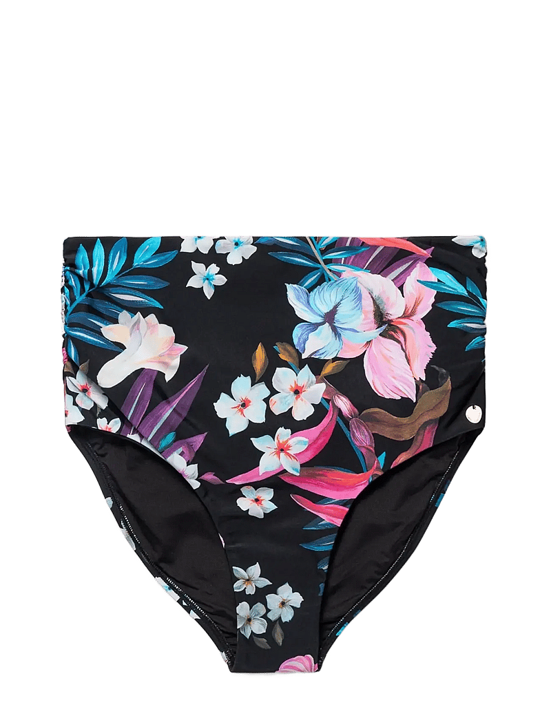 Panos Emporio - Night Jungle Chara bottom - højtaljede bikinitrusser - black - 1
