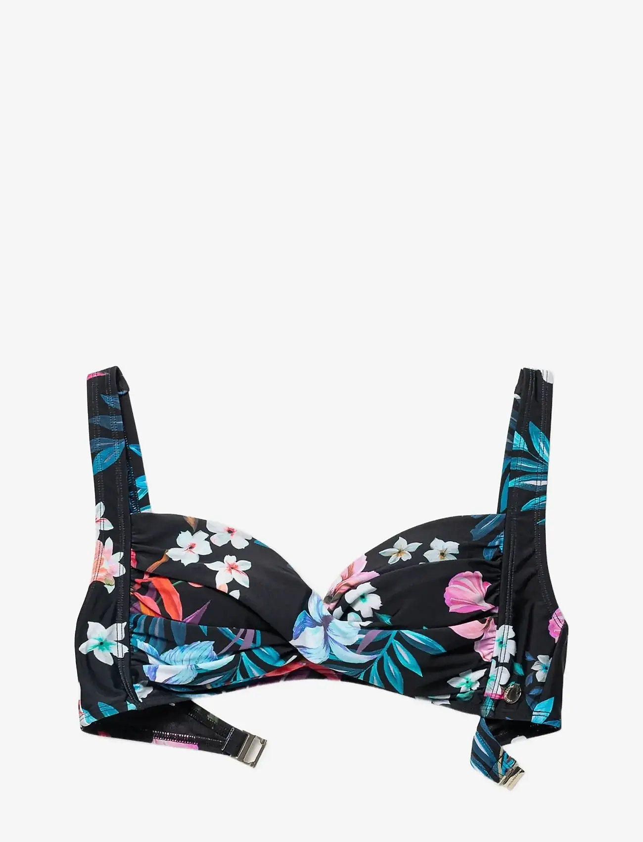 Panos Emporio - Night Jungle Medea top - triangle bikinis - black - 1