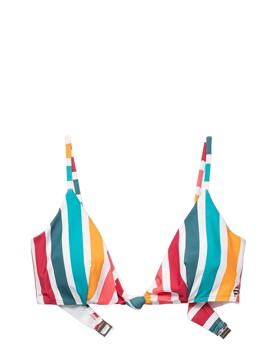 Panos Emporio - Stripe Anthea bralette top - hauts de maillot triangle - multi - 1