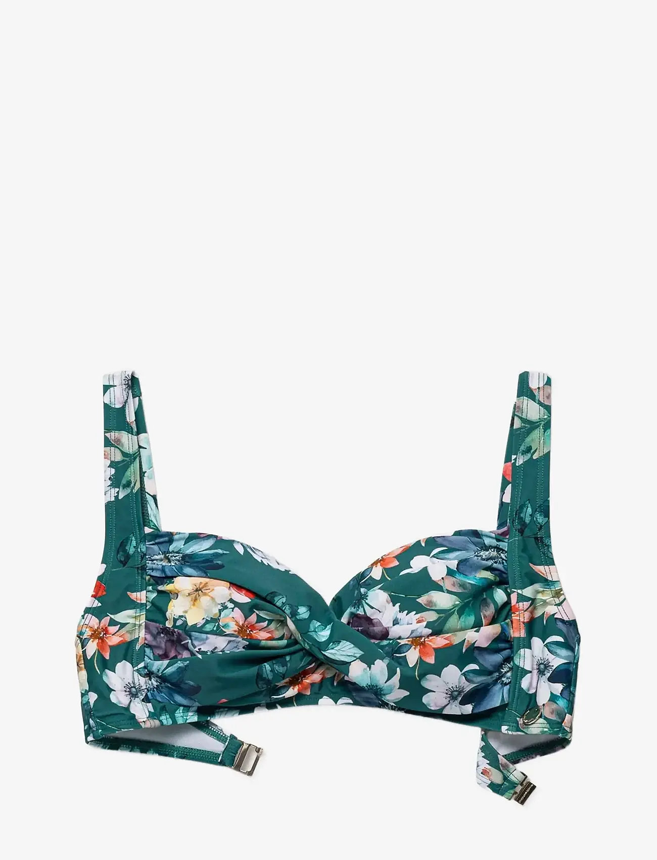 Panos Emporio - Fleur Medea top - trekantsbikinier - lagoon - 1