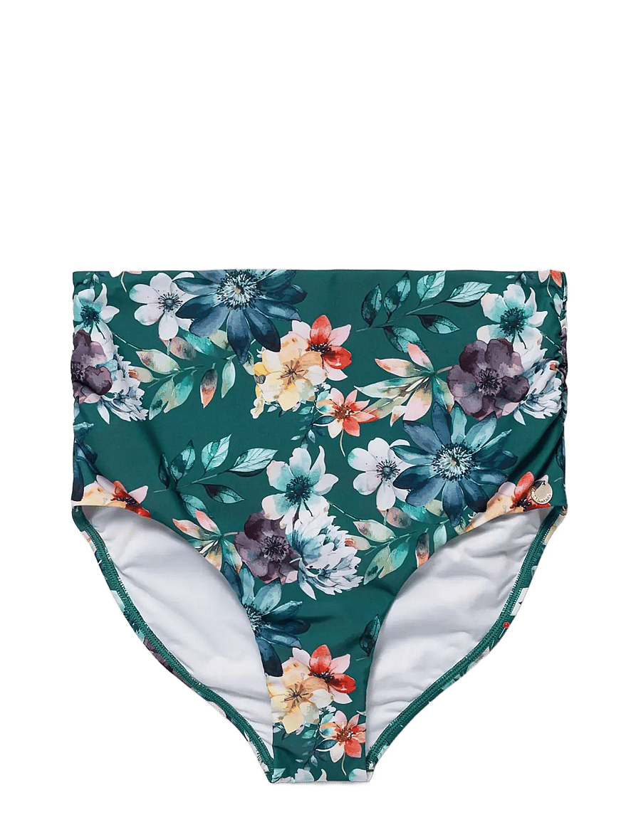 Panos Emporio - Fleur Chara bottom - high waist bikini bottoms - lagoon - 1