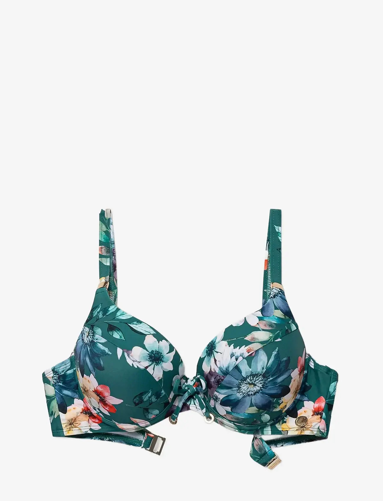 Panos Emporio - Fleur Lydia top - bikinitoppe med bøjle - lagoon - 1