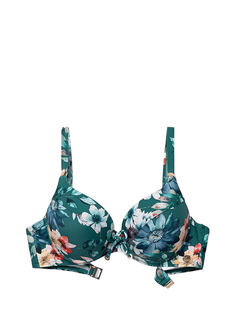 Panos Emporio - Fleur Lydia top - wired bikinitops - lagoon - 1