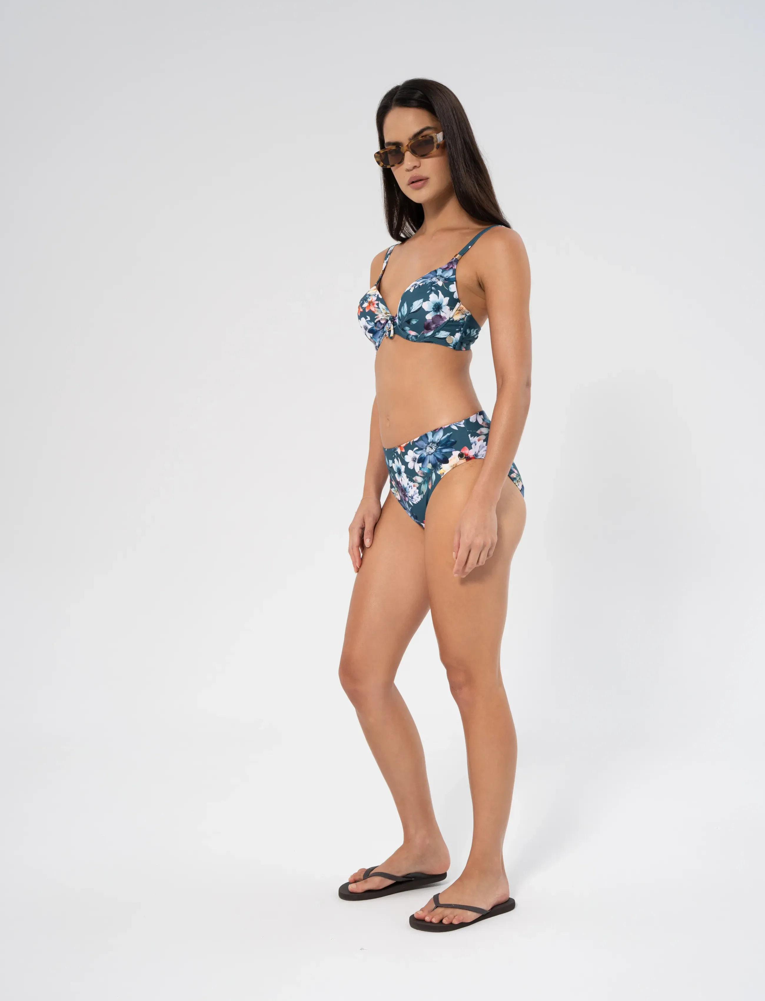 Panos Emporio - Fleur Lydia top - bikinitoppar med bygel - lagoon - 2