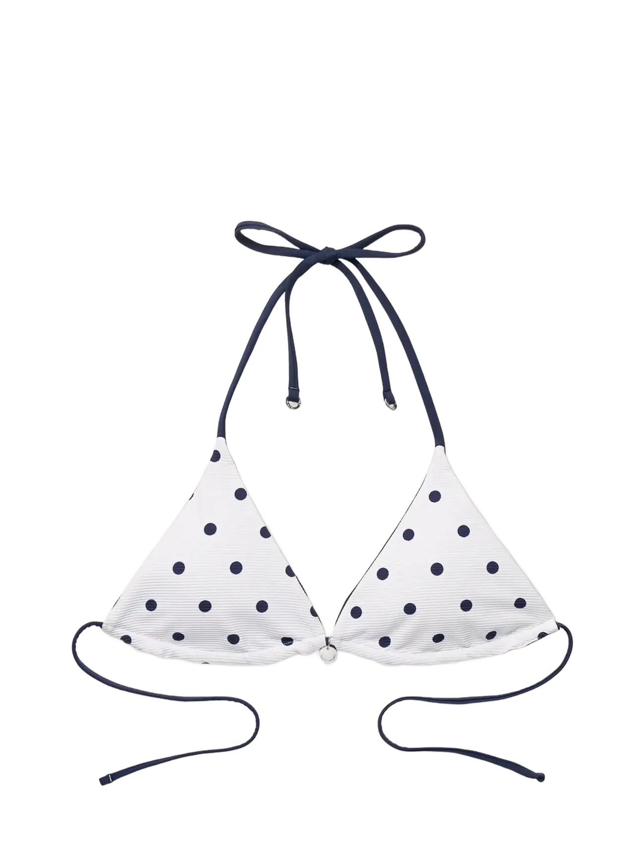 Panos Emporio Galathea Polka Dot Reversible Top - Bademode - WHITE/NAVY / white