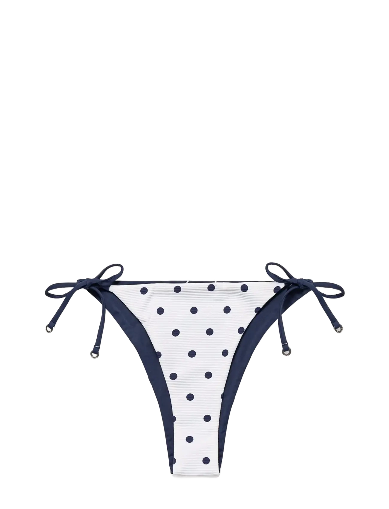 Panos Emporio Polka Dot Iliana Reversible Bottom - Bikinihosen mit hoher Taille - WHITE/NAVY / white