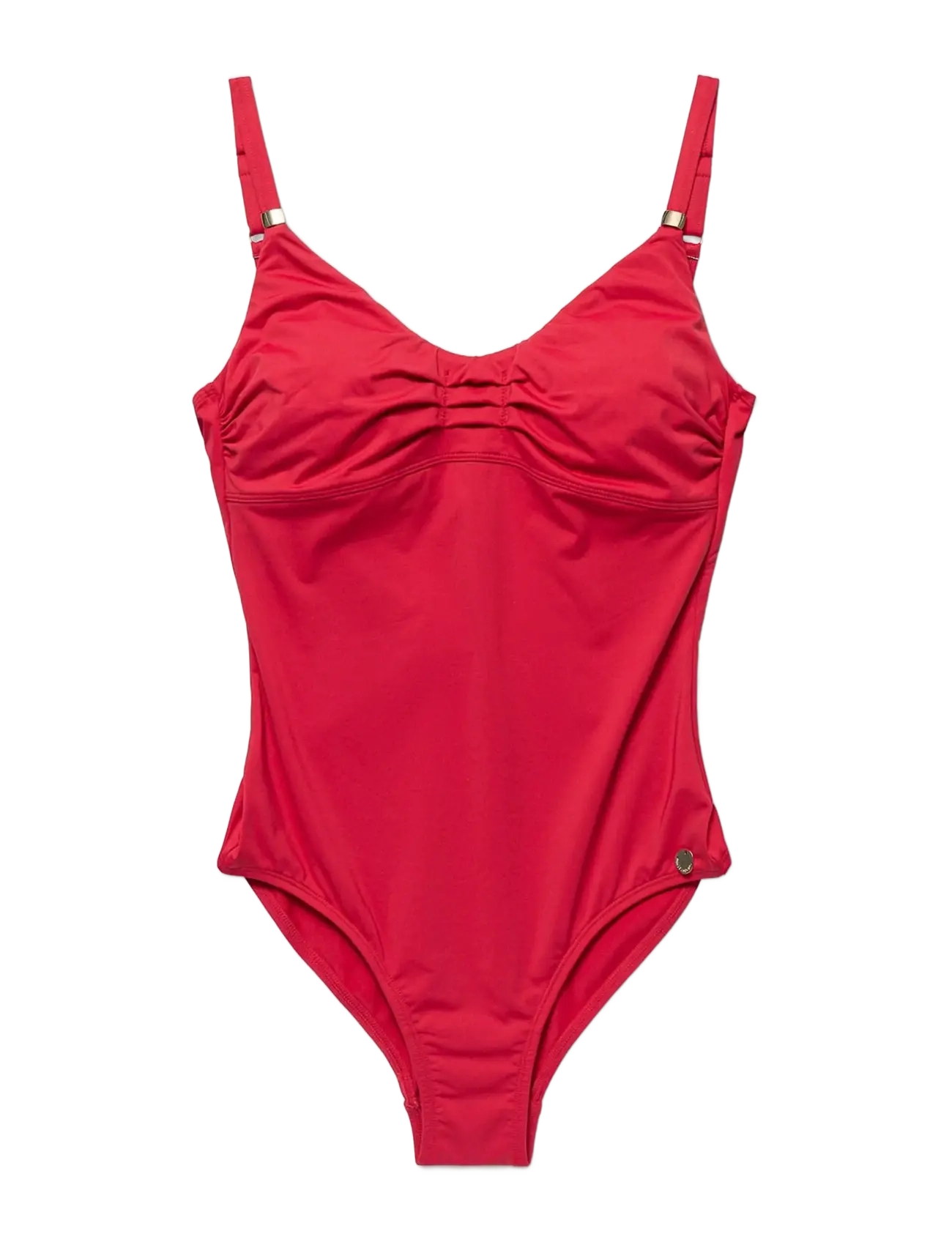 PANOS EMPORIO Milos Solid Badeanzug Recycled Rot - 42 - Damen