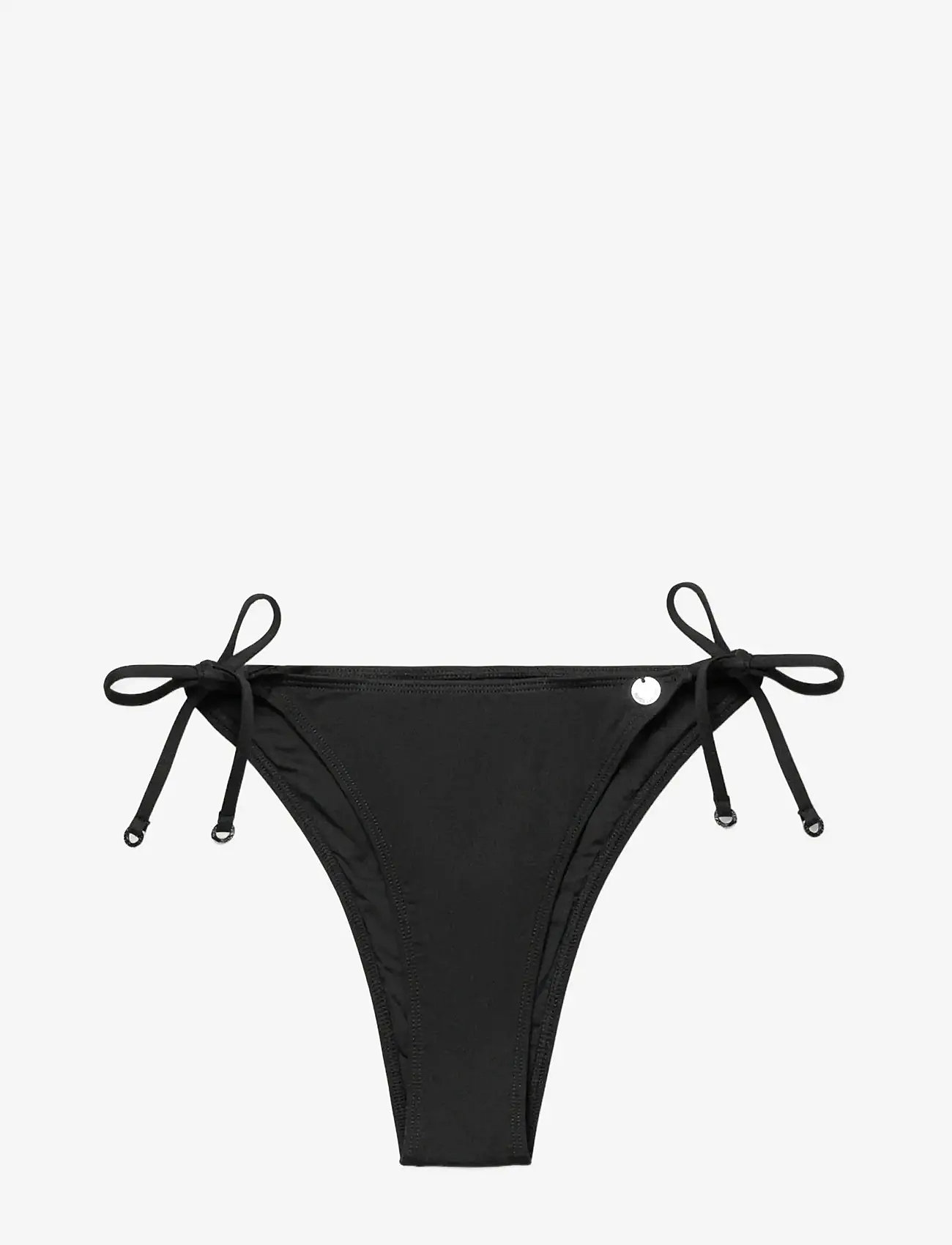 Panos Emporio - Iliana solid bottom - side tie bikinier - black - 1
