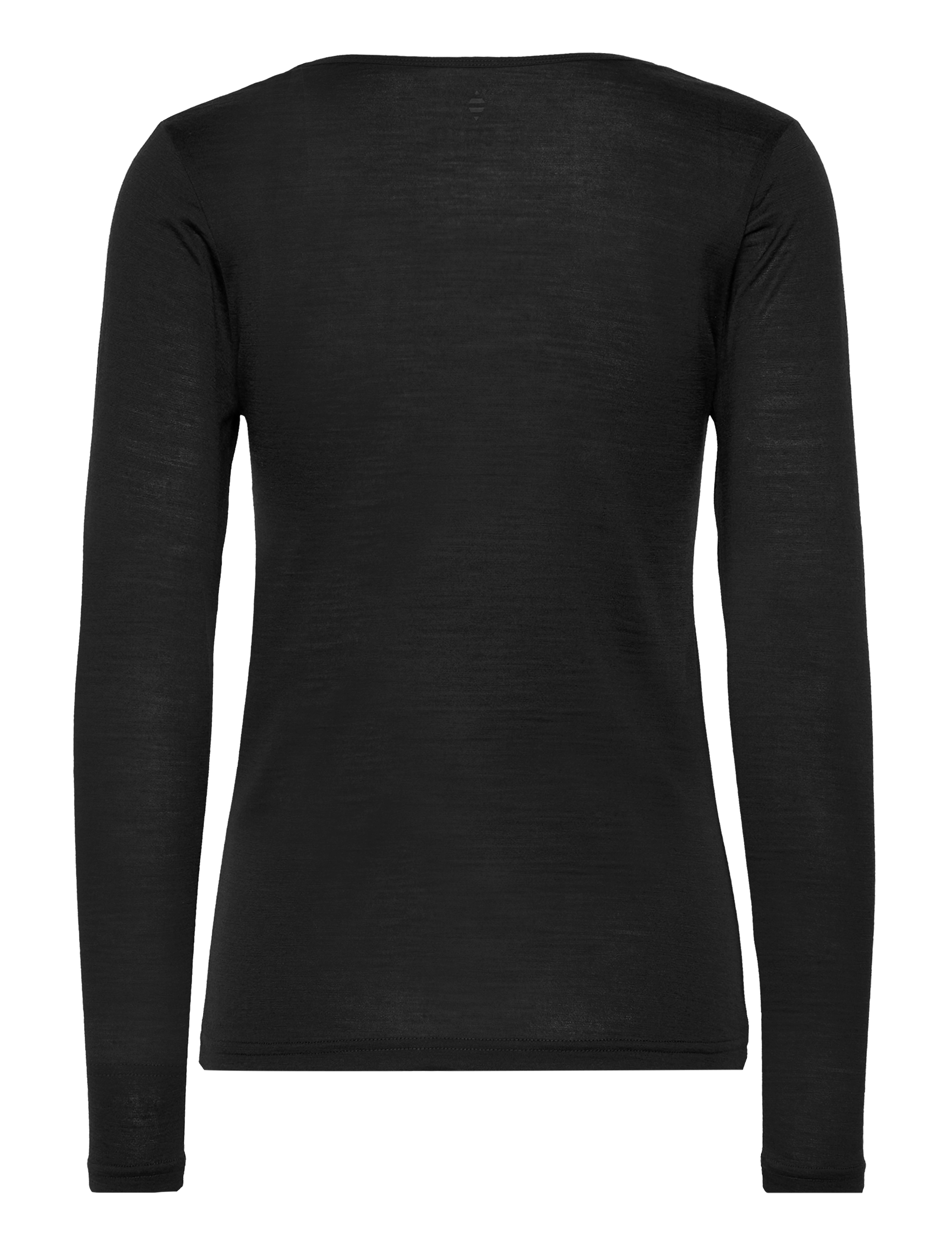 Panos Emporio - Wool/Tencel Long Sleeve - oberteile - black - 2