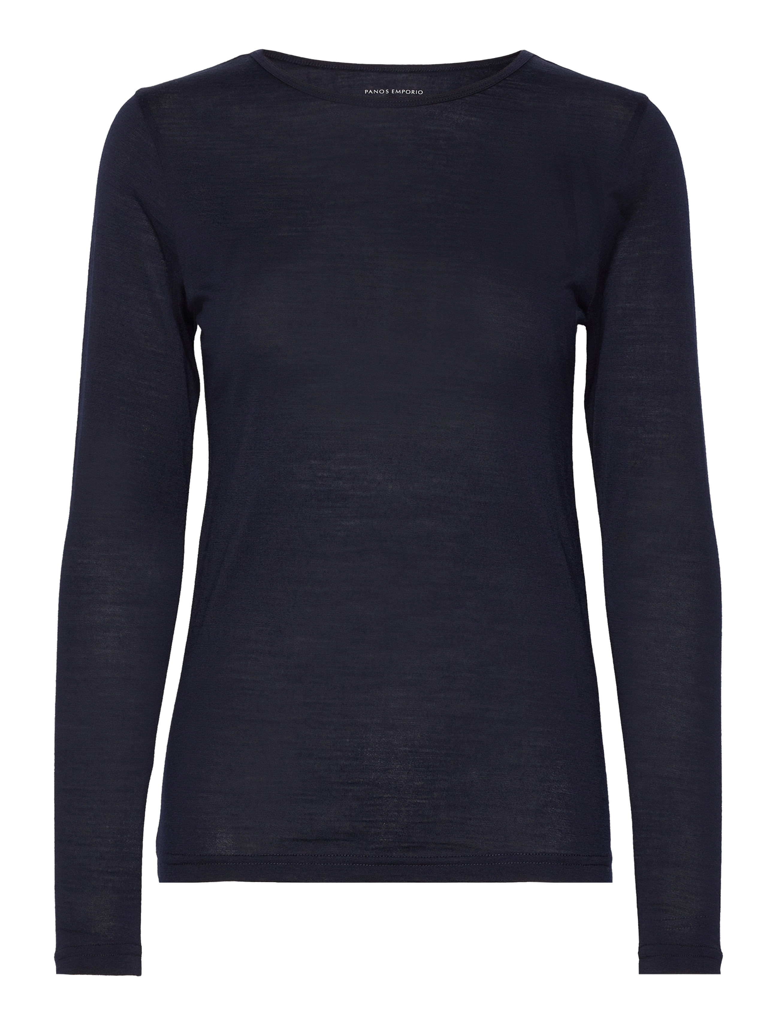 PANOS EMPORIO Wolle/Tencel Lange Ärmel Blau - XS - Damen
