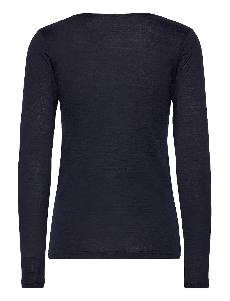 Panos Emporio - Wool/Tencel Long Sleeve - Överdelar - dark navy - 2