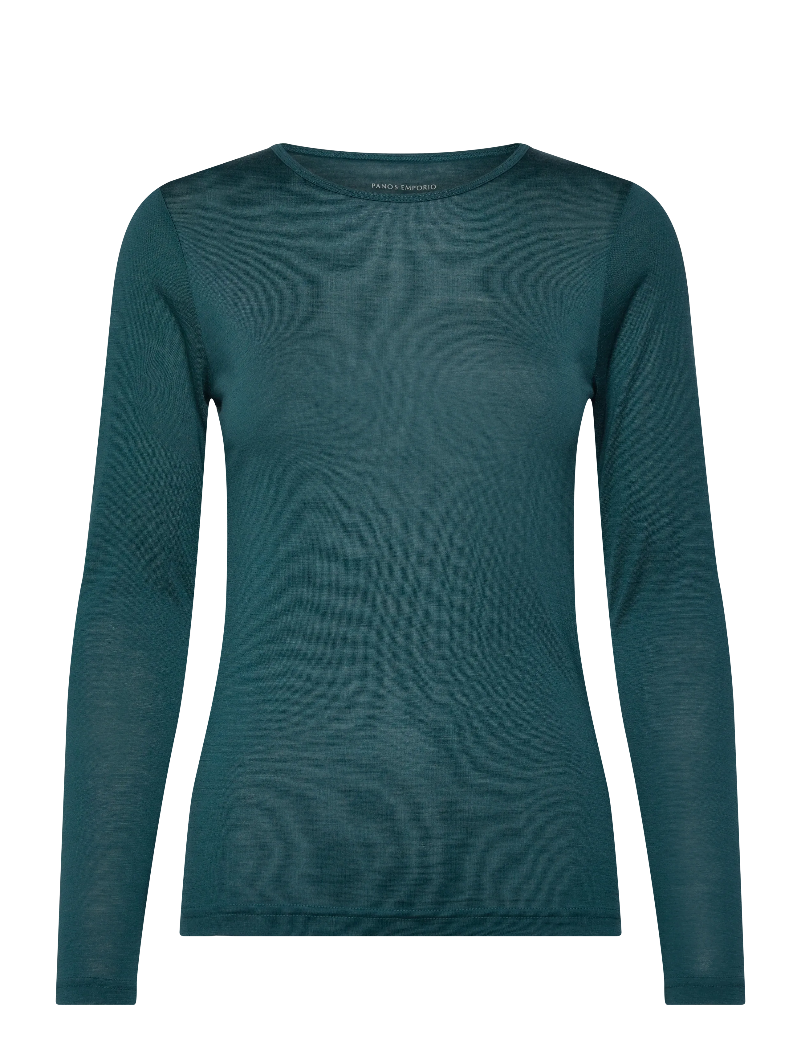 PANOS EMPORIO Wolle/Tencel Lange Ärmel Grün - XS - Damen