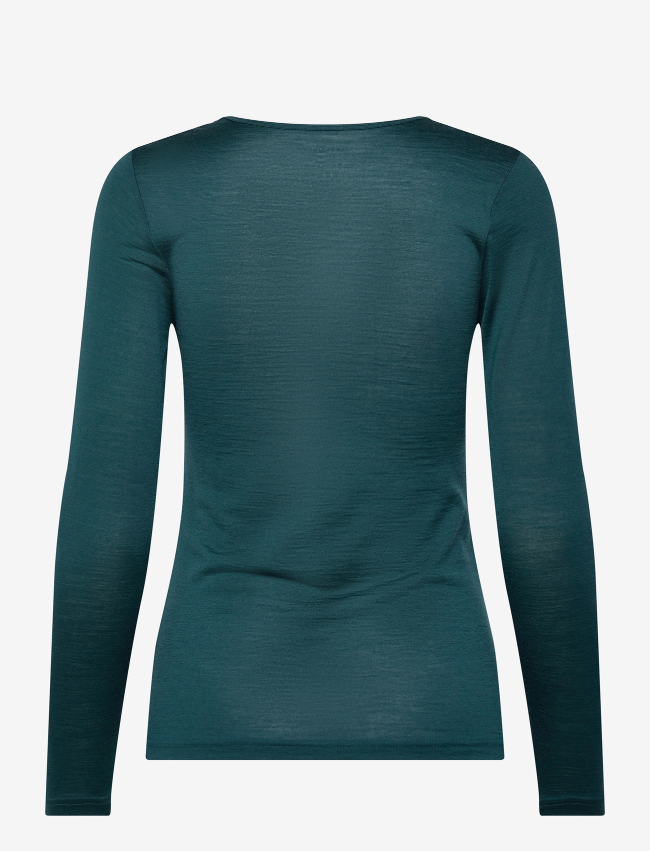 Panos Emporio - Wool/Tencel Long Sleeve - overdele - deep teal - 1