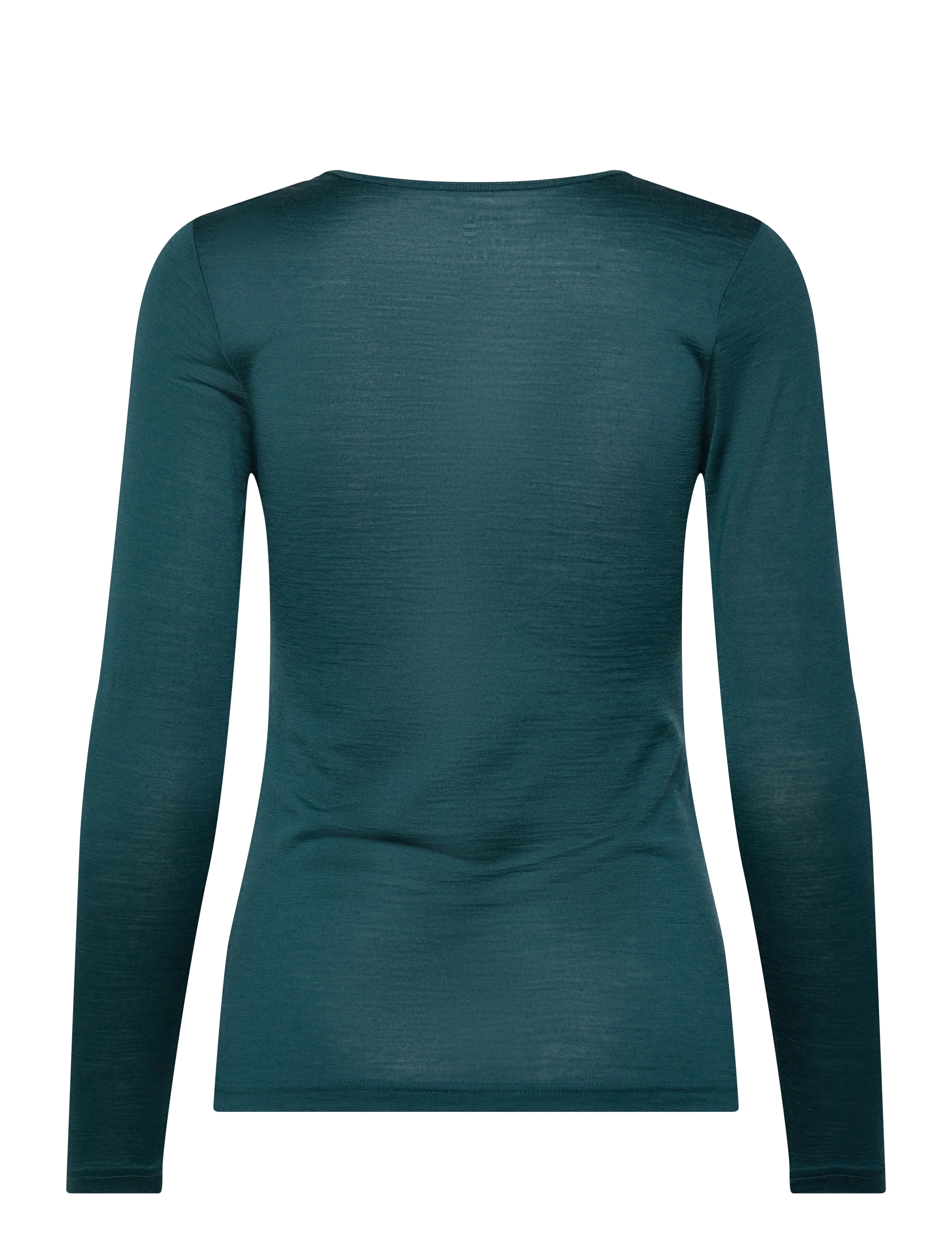 Panos Emporio - Wool/Tencel Long Sleeve - hauts - deep teal - 1
