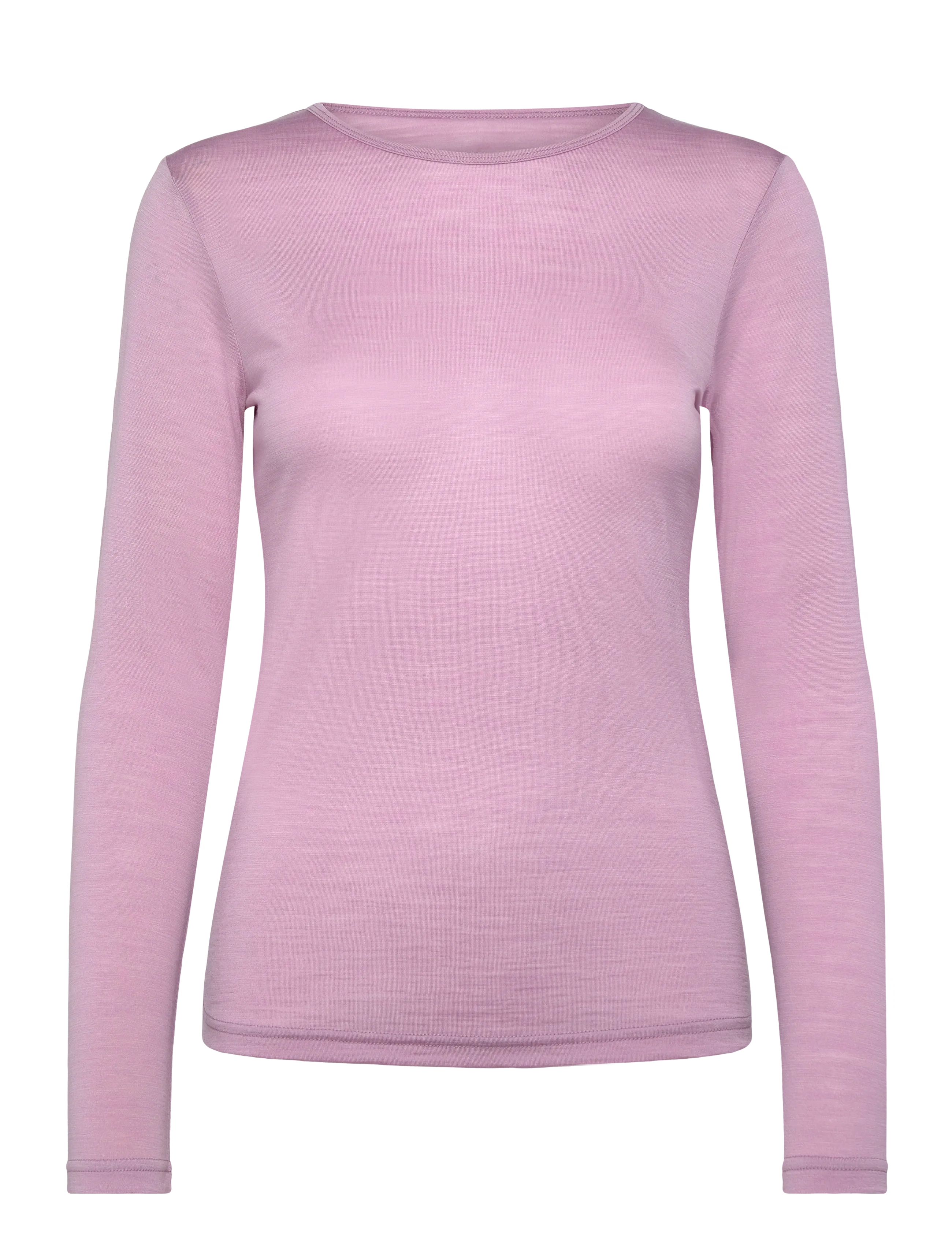 PANOS EMPORIO Wolle/Tencel Lange Ärmel Pink - L - Damen