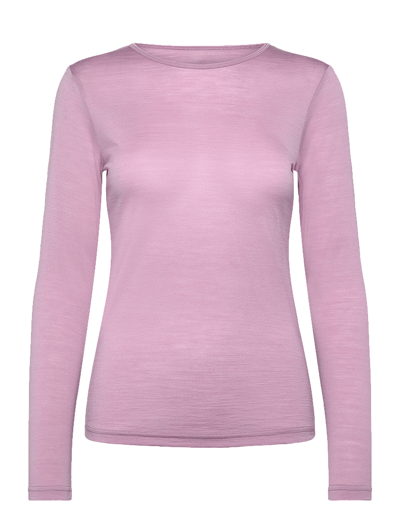 Panos Emporio - Wool/Tencel Long Sleeve - oberteile - pink dawn - 0