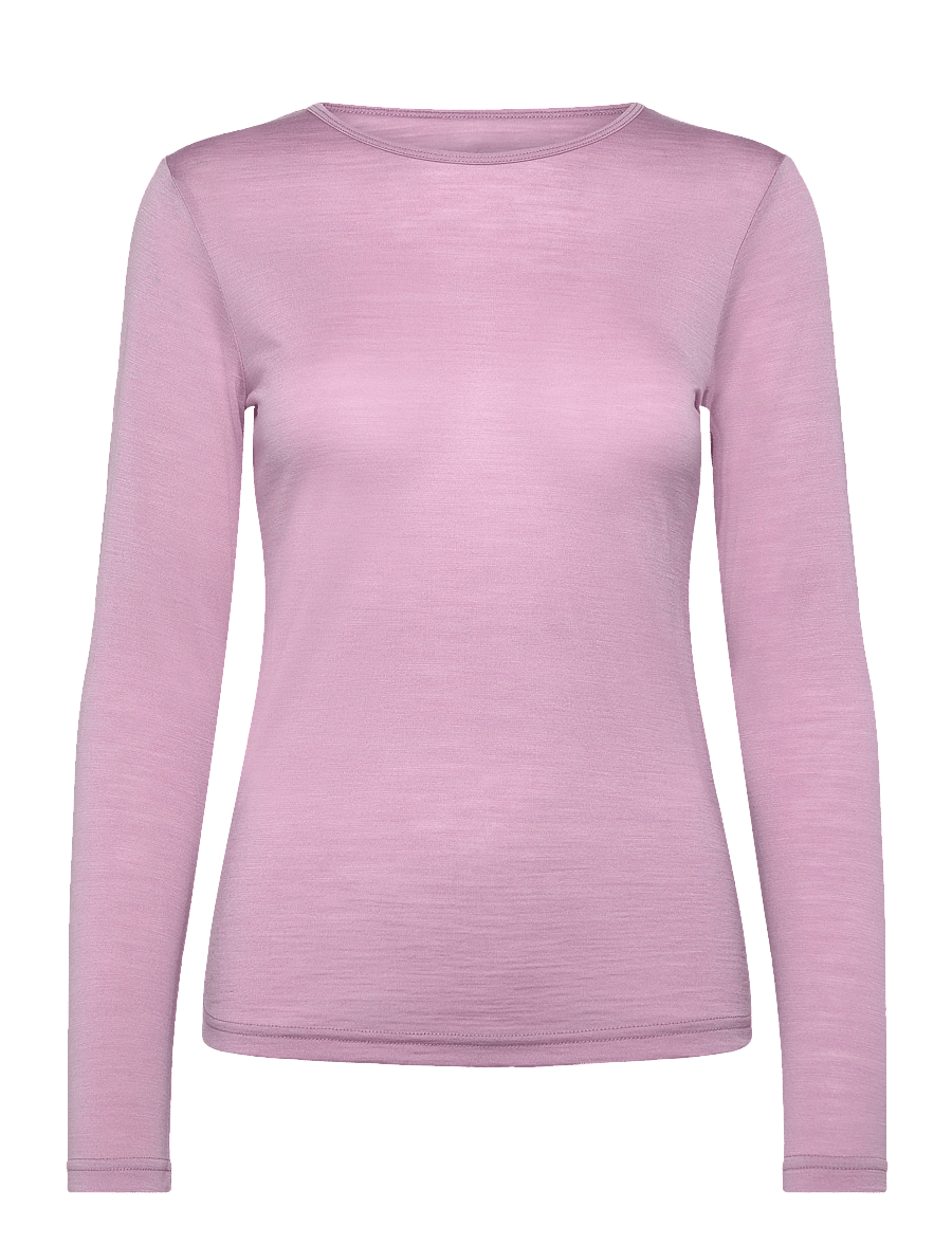 Panos Emporio - Wool/Tencel Long Sleeve - overdele - pink dawn - 0