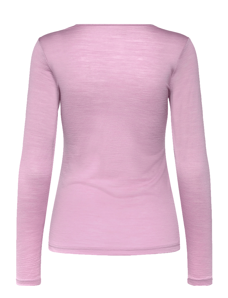 Panos Emporio - Wool/Tencel Long Sleeve - oberteile - pink dawn - 1