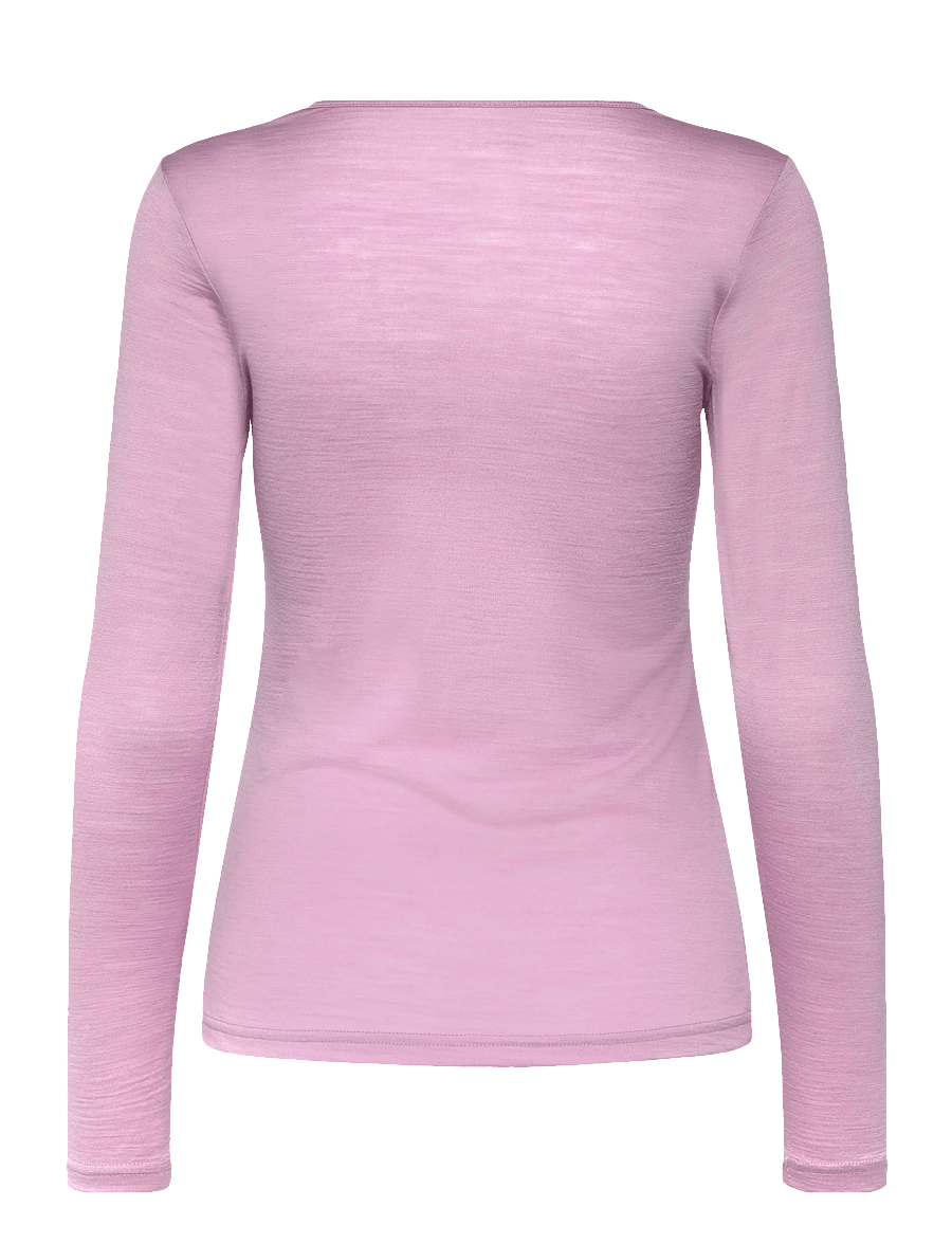 Panos Emporio - Wool/Tencel Long Sleeve - overdele - pink dawn - 1