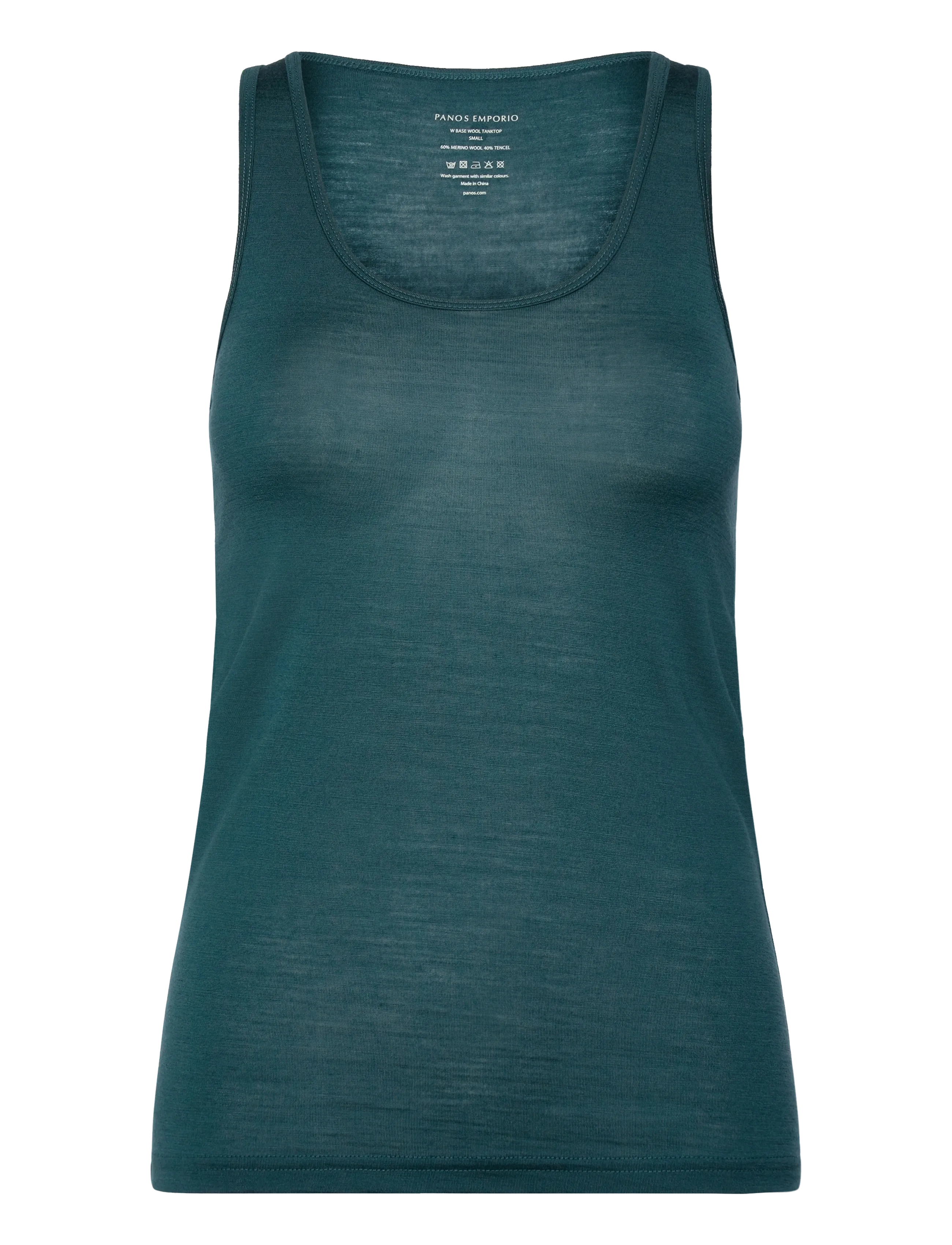 PANOS EMPORIO Wolle/Tencel Tanktop Grün - S - Damen
